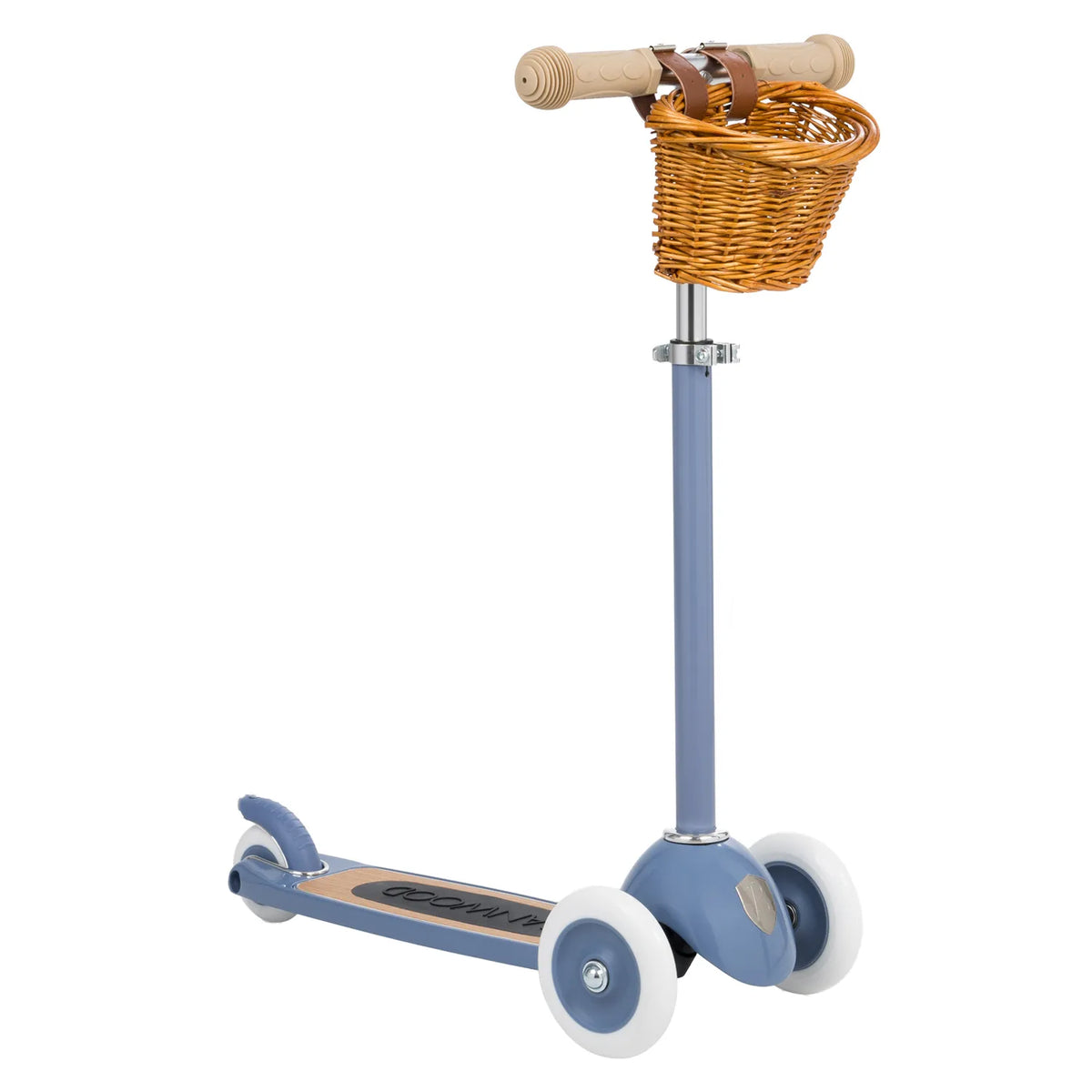 Kinderroller 3 Räder Blau – Banwood Vintage Scooter, Produktbild