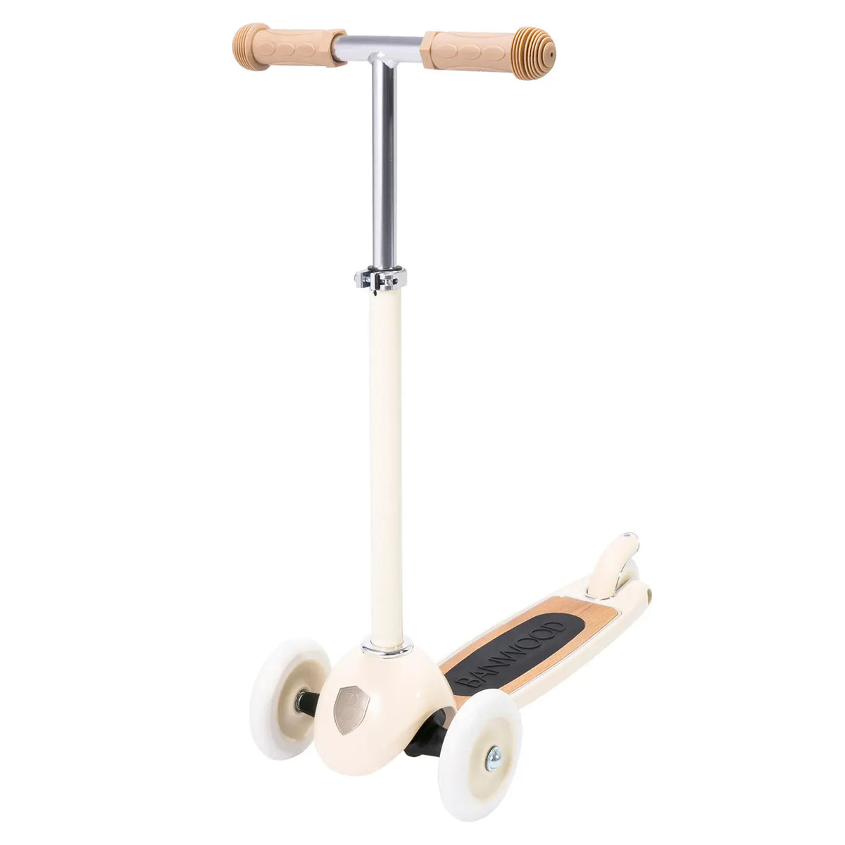 Kinderroller 3 Räder Creme – Banwood Vintage Scooter, Ansicht 7