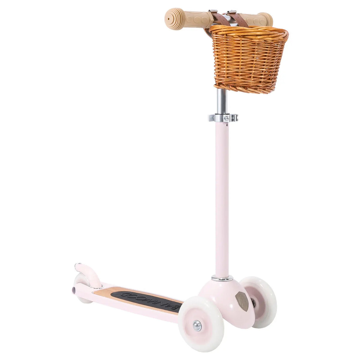 Kinderroller 3 Räder Rosa – Banwood Vintage Scooter, Produktbild