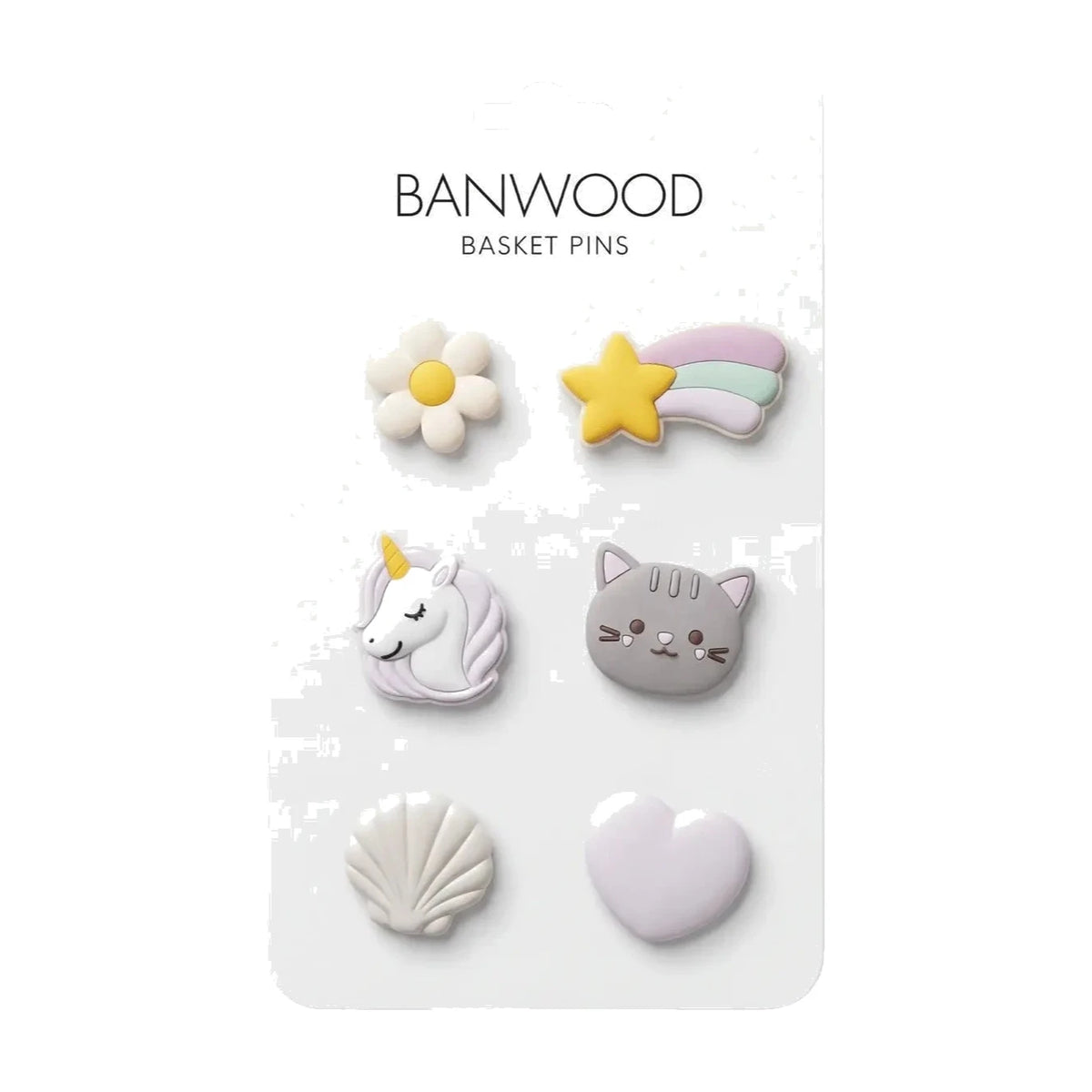Korb-Pins Magie – Banwood Pin & Ride (12 Stück), Produktbild
