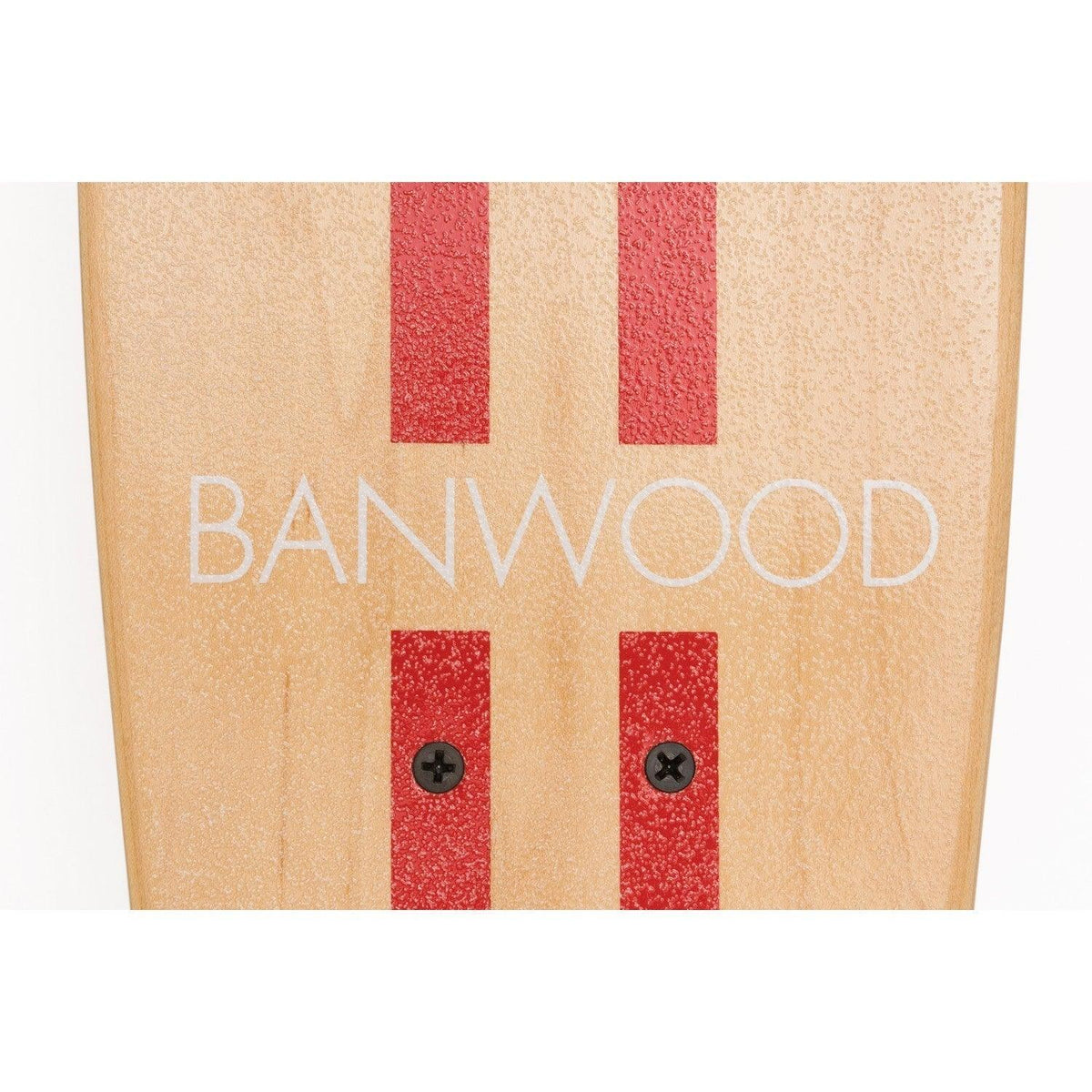 Banwood Skateboard Rot – Detail der Deckoberfläche