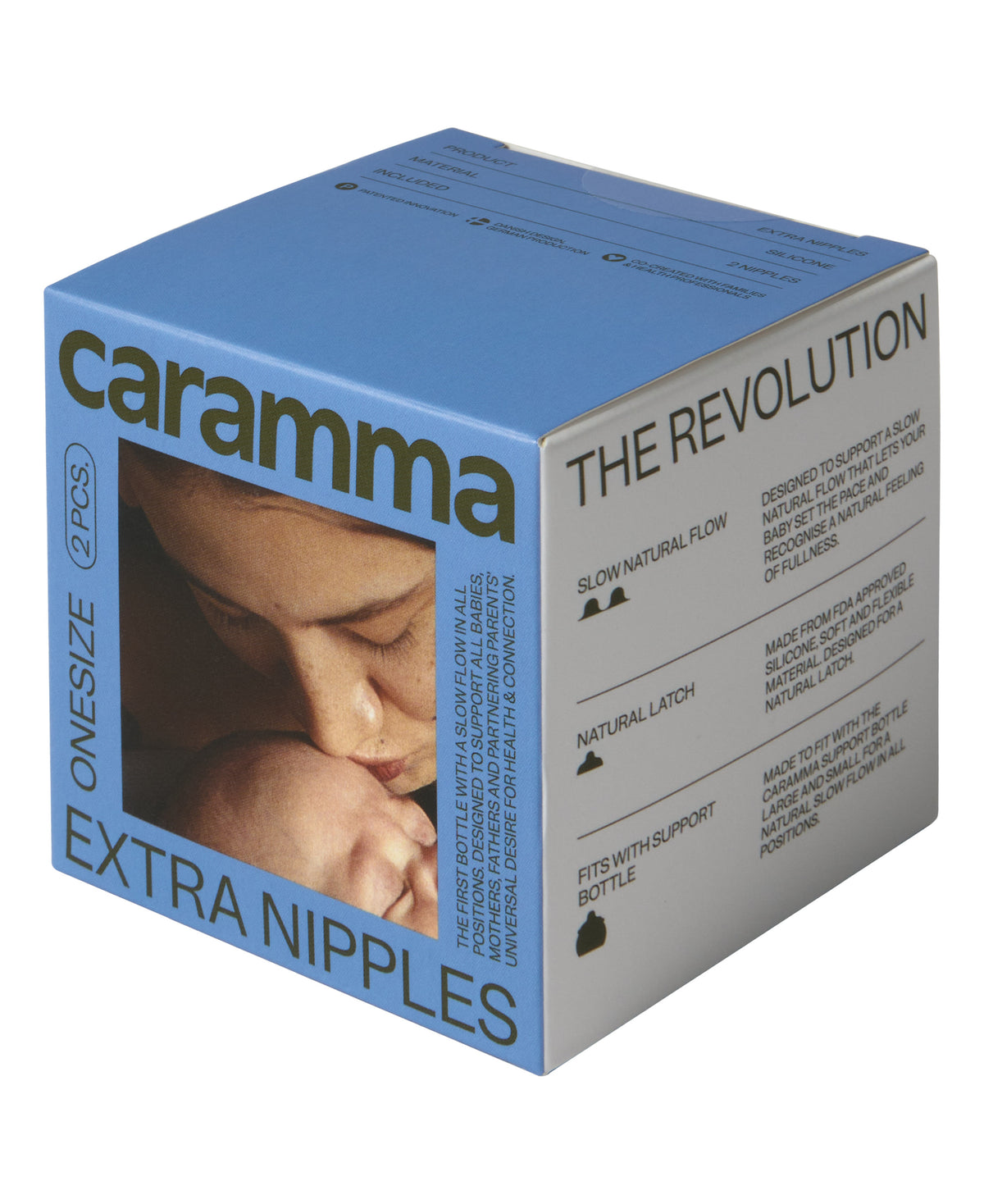 caramma Ersatzsauger aus Silikon im 2er-Pack, Ansicht 3