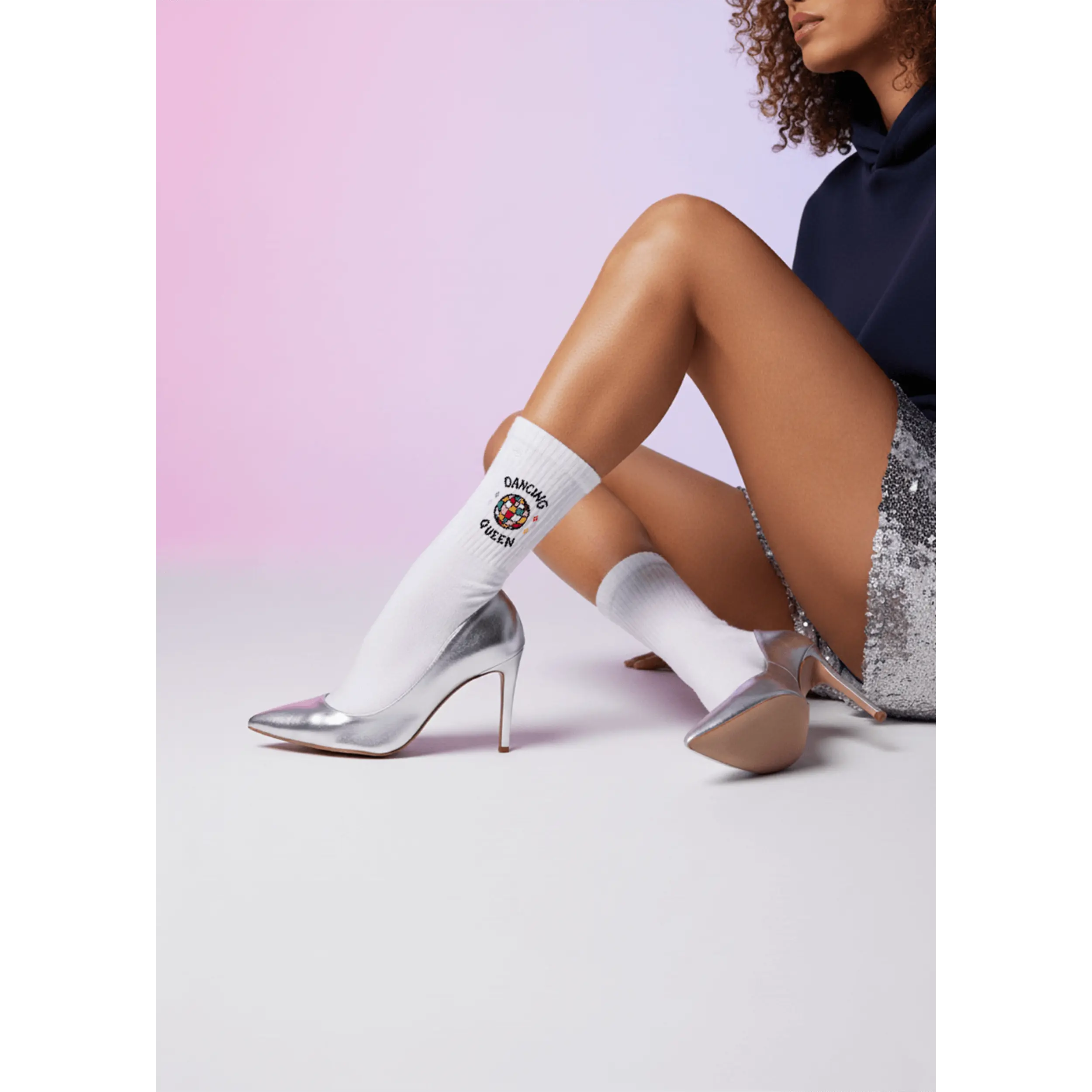 Dancing Queen Tennissocken aus Baumwolle - Socken