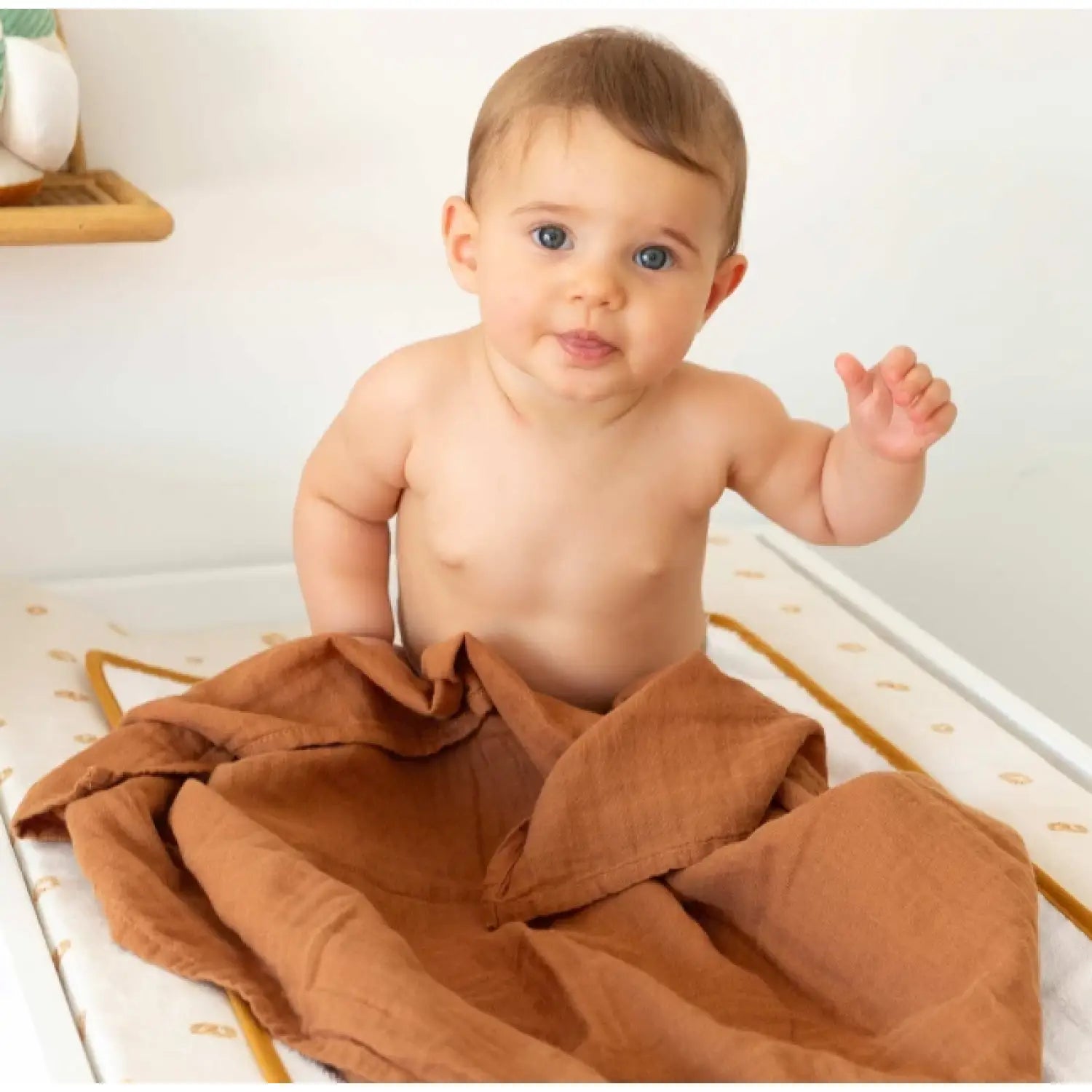 Diplododo 3er-Set Mulltücher – 70×70 cm Musselin Baumwolle