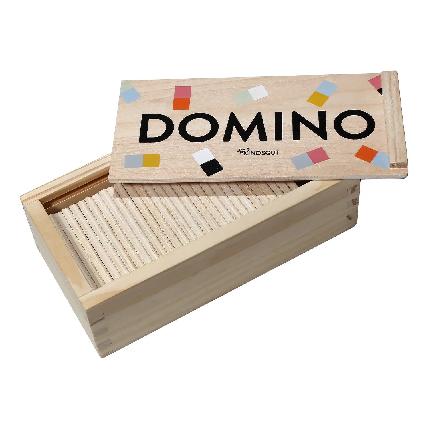 Domino Tiere – Holz-Dominospiel mit Tiermotiven