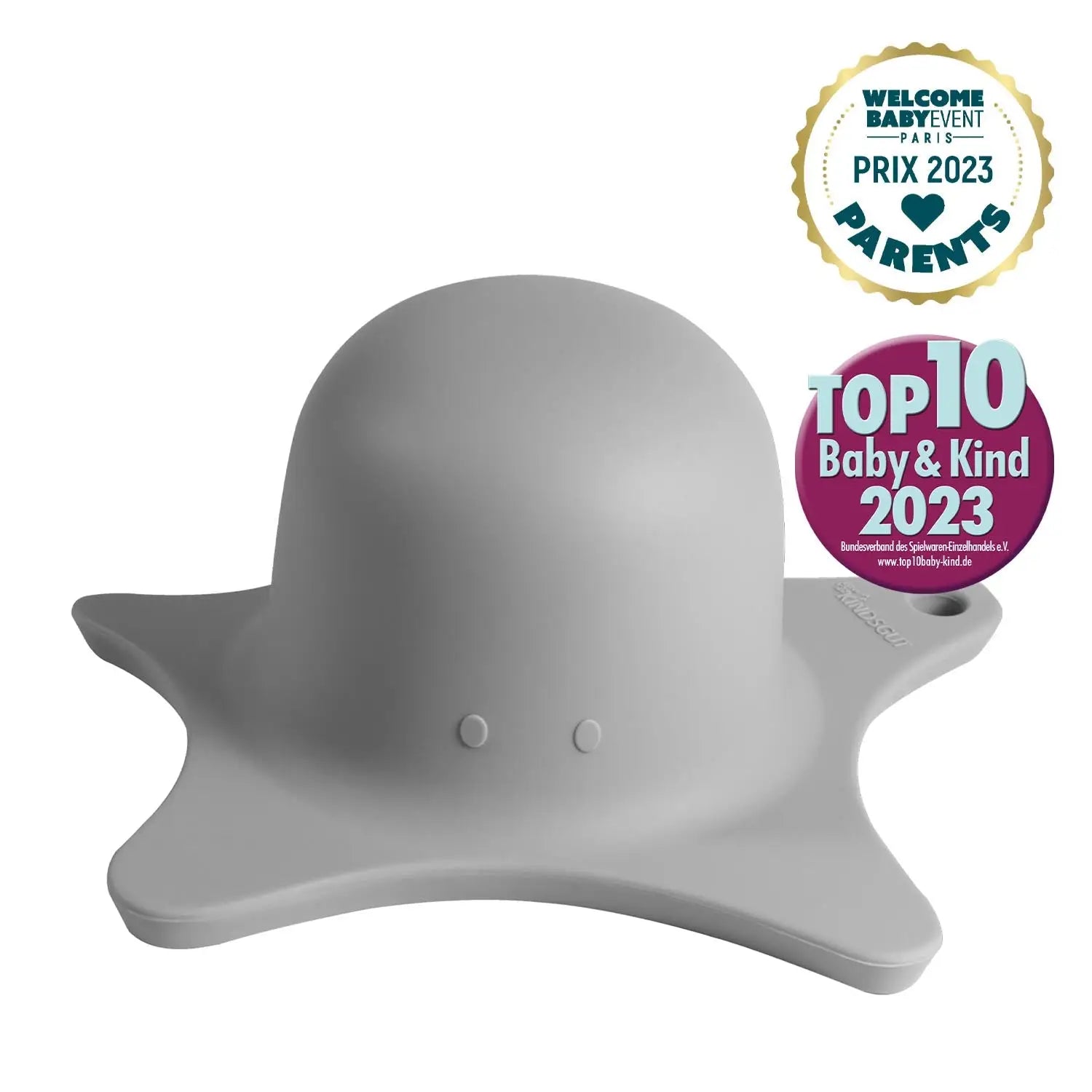 Duschhilfe für Babys & Kleinkinder – sicher & rutschfest - Hellgrau