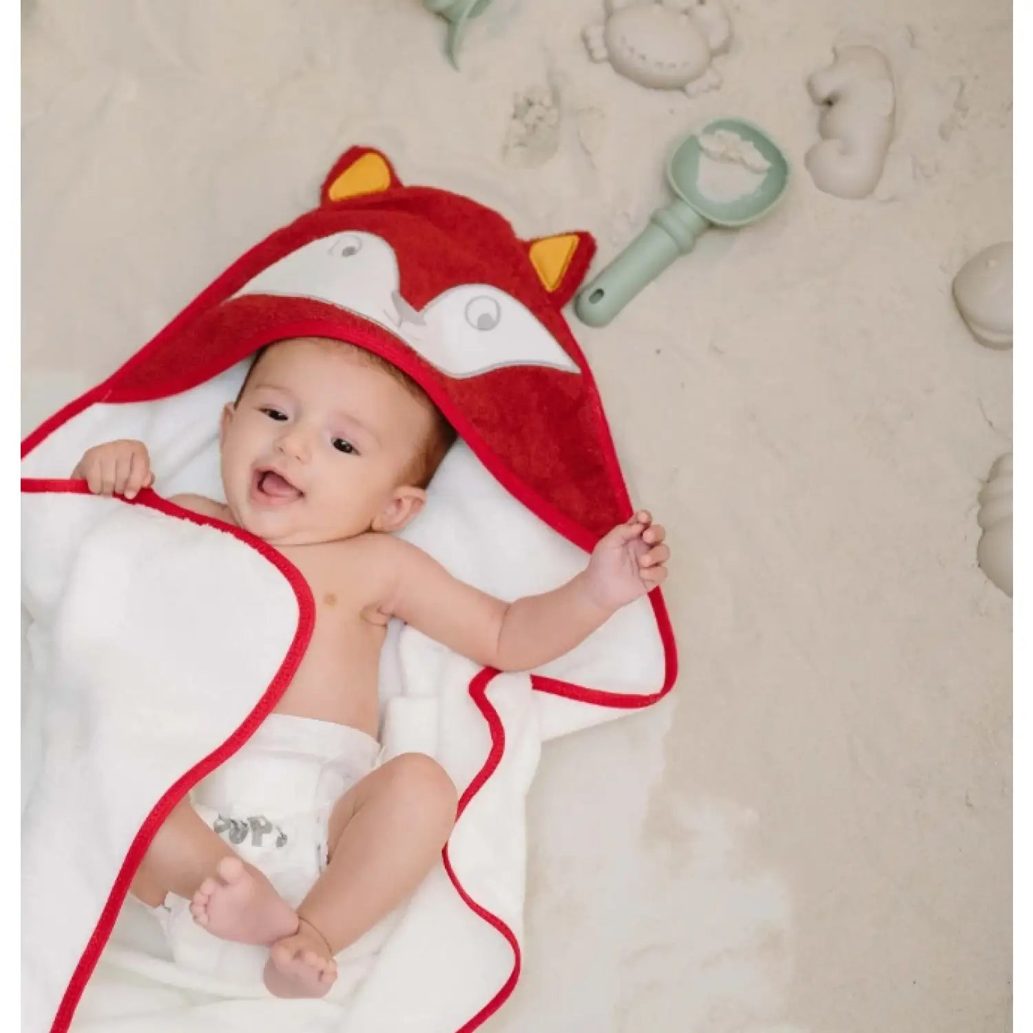 Fuchs-Badeumhang für Babys
