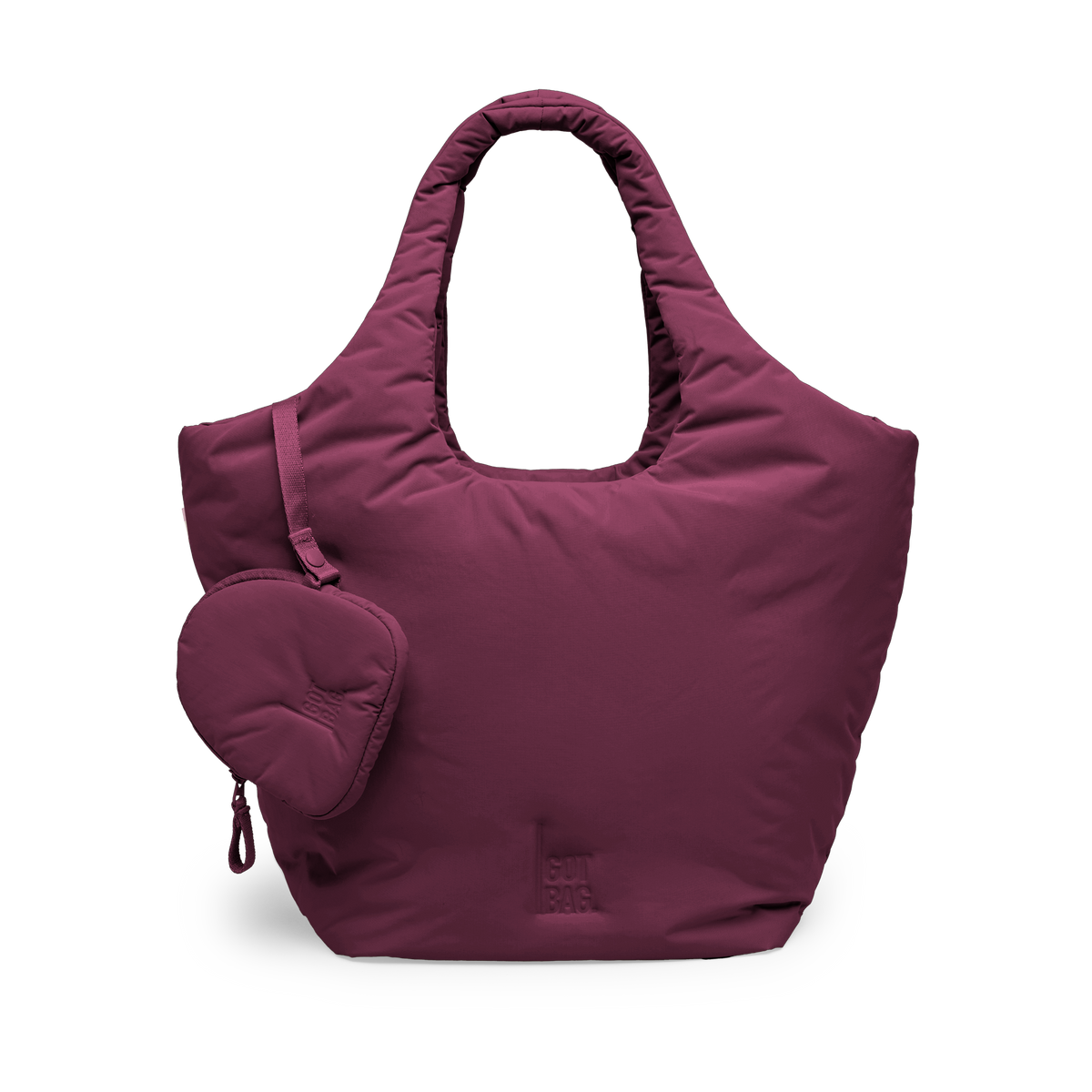 GOT BAG Cloud Tote Bag Shopper in Weinrot (kraken), als Studioaufnahme in Frontansicht