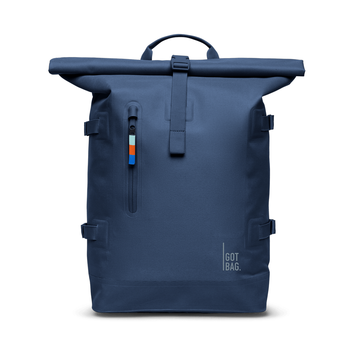GOT BAG Rolltop 2.0 Rolltop-Rucksack in blau (ocean blue), Frontansicht