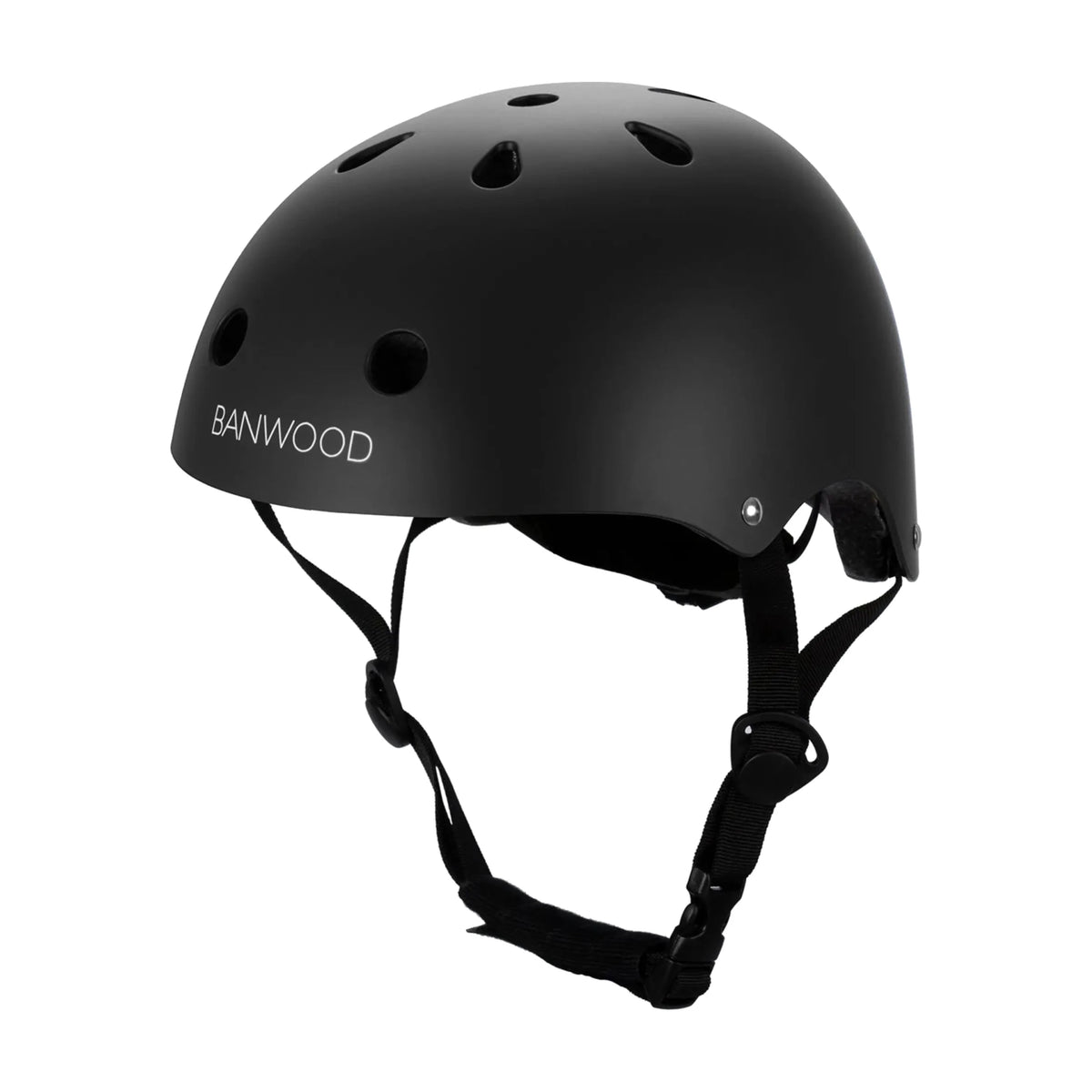 Kinder Classic Helm Matte Black – Banwood Kinderhelm