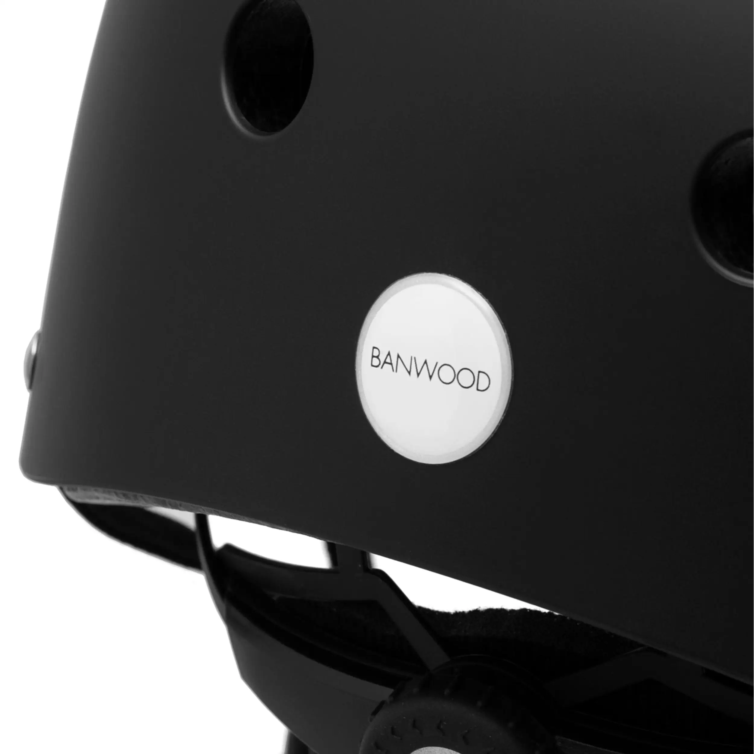 Kinder Classic Helm Matte Black – Banwood Kinderhelm
