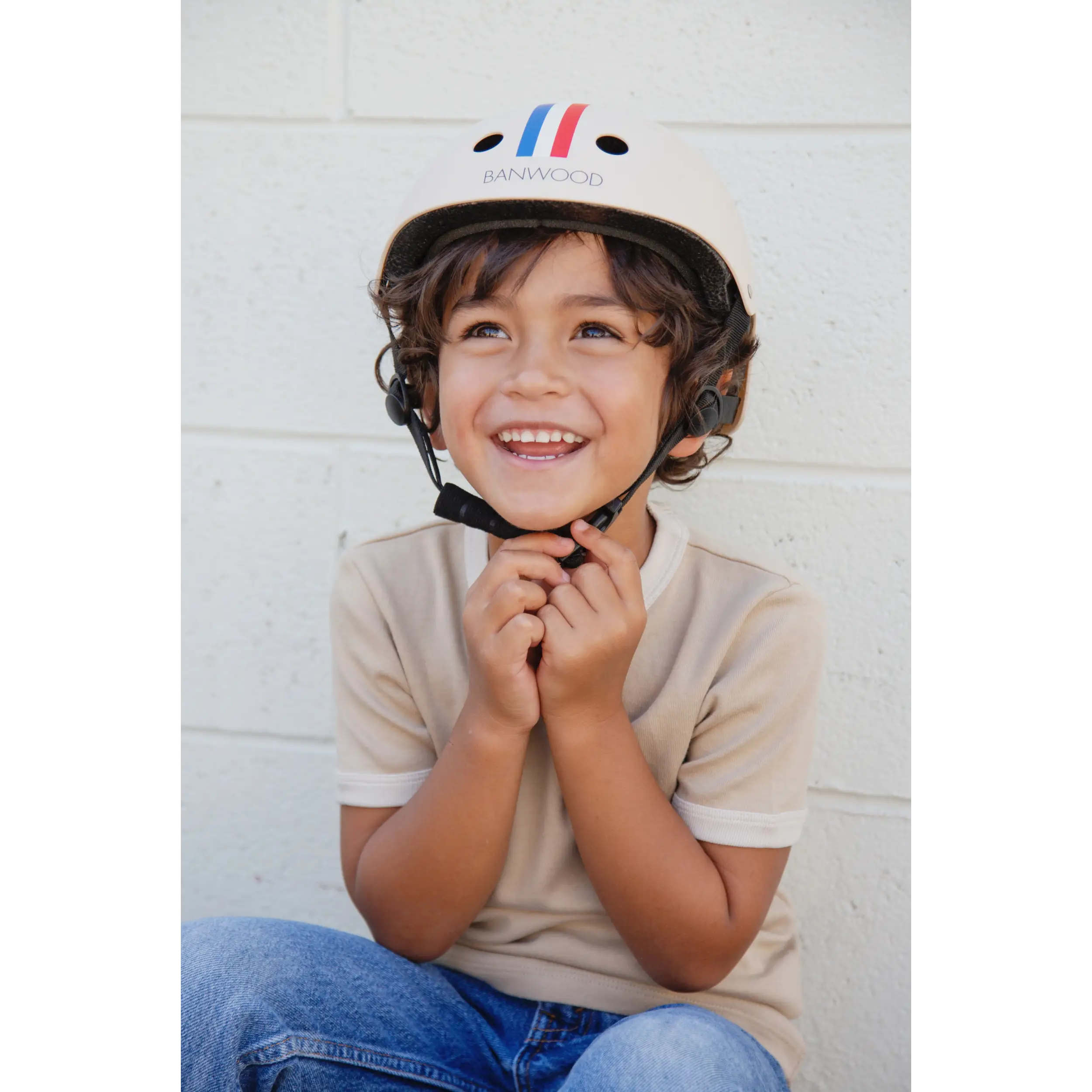 Kinder Classic Helm Stripes – Banwood Kinderhelm