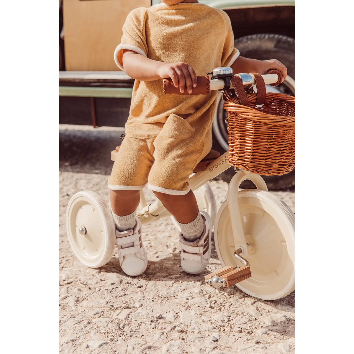 Kinder Dreirad Vintage Creme – Banwood Trike Vintage Creme