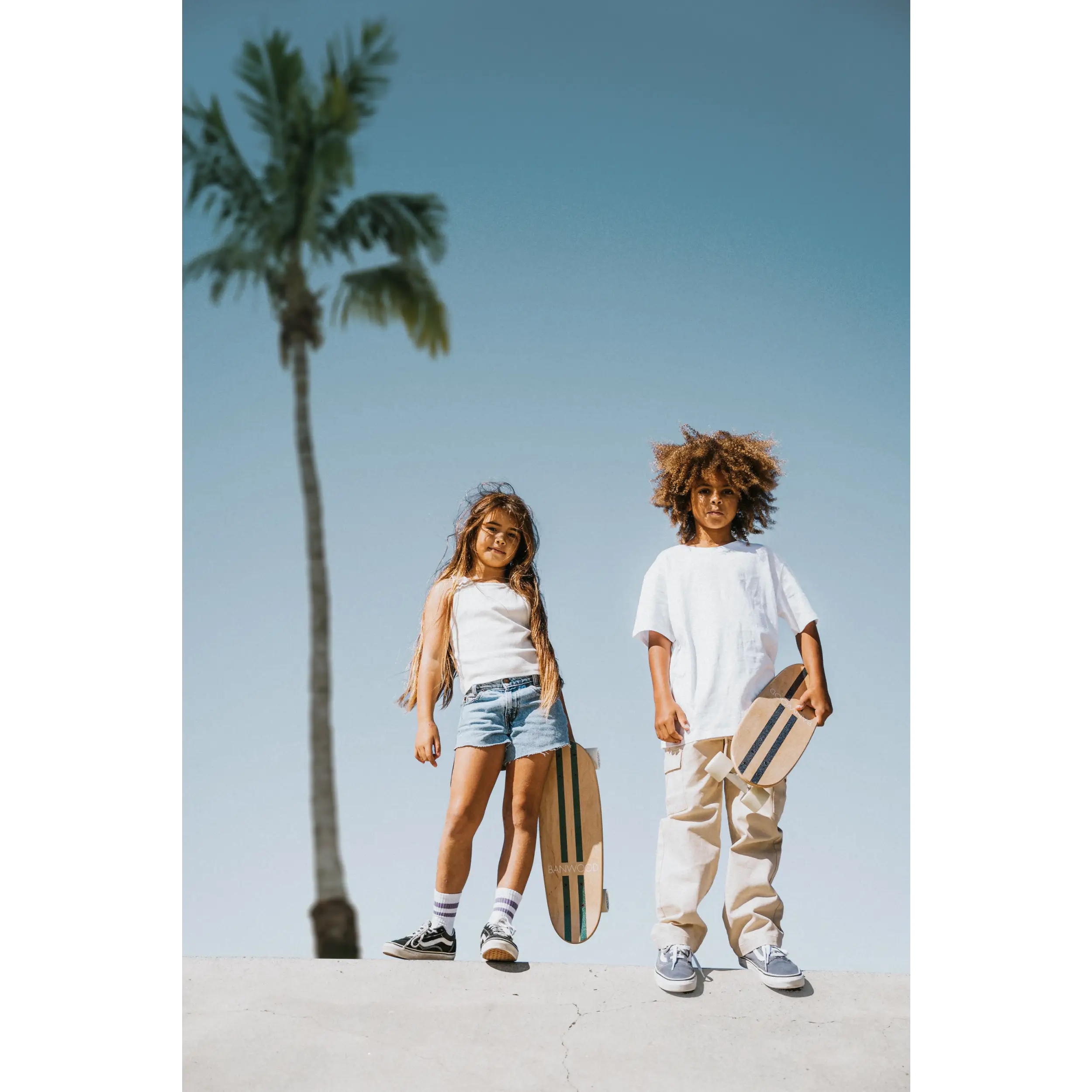 Kinder Skateboard Blau – Banwood Skateboard