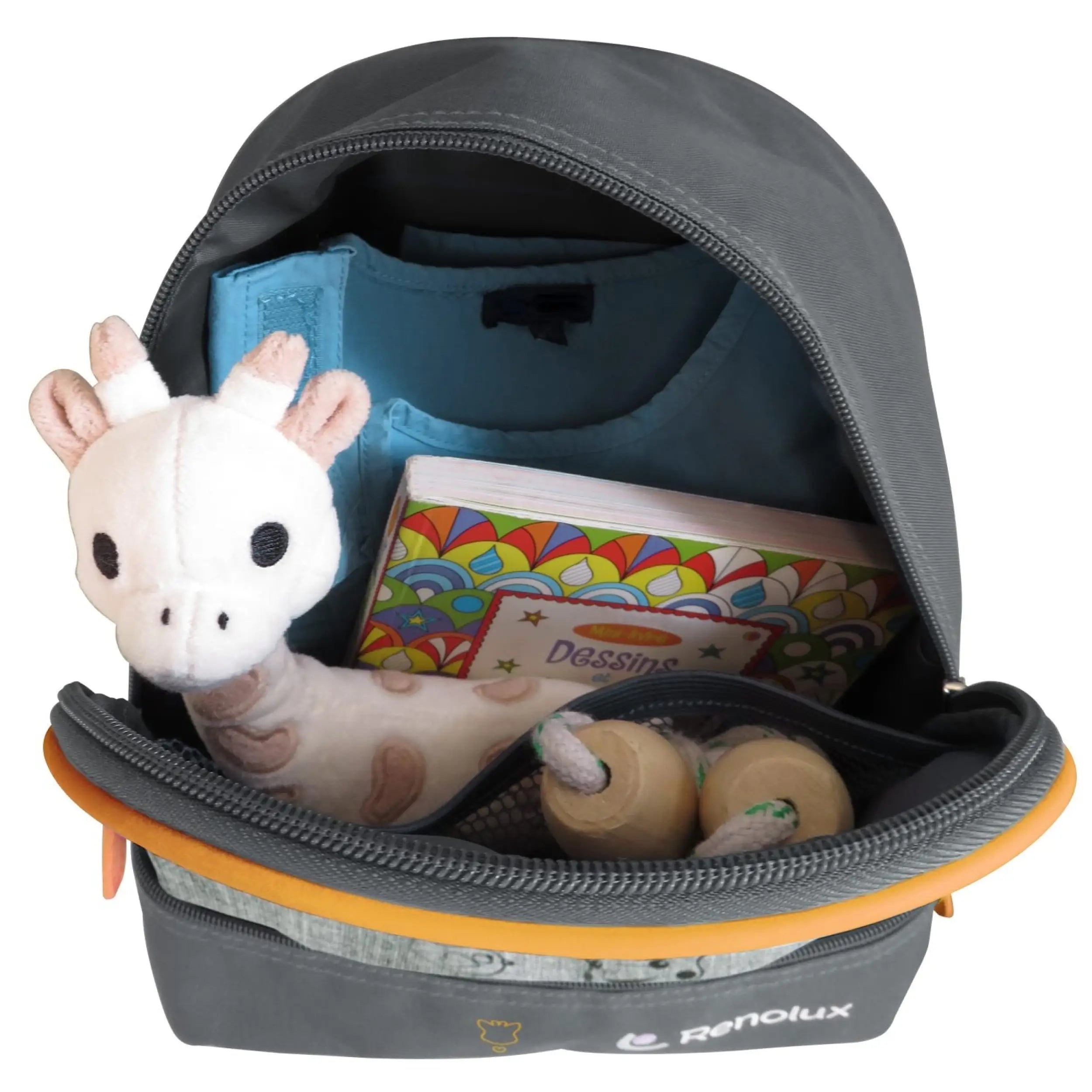 Kinderrucksack mit Kühlfach – Sophie la Girafe Sunrise