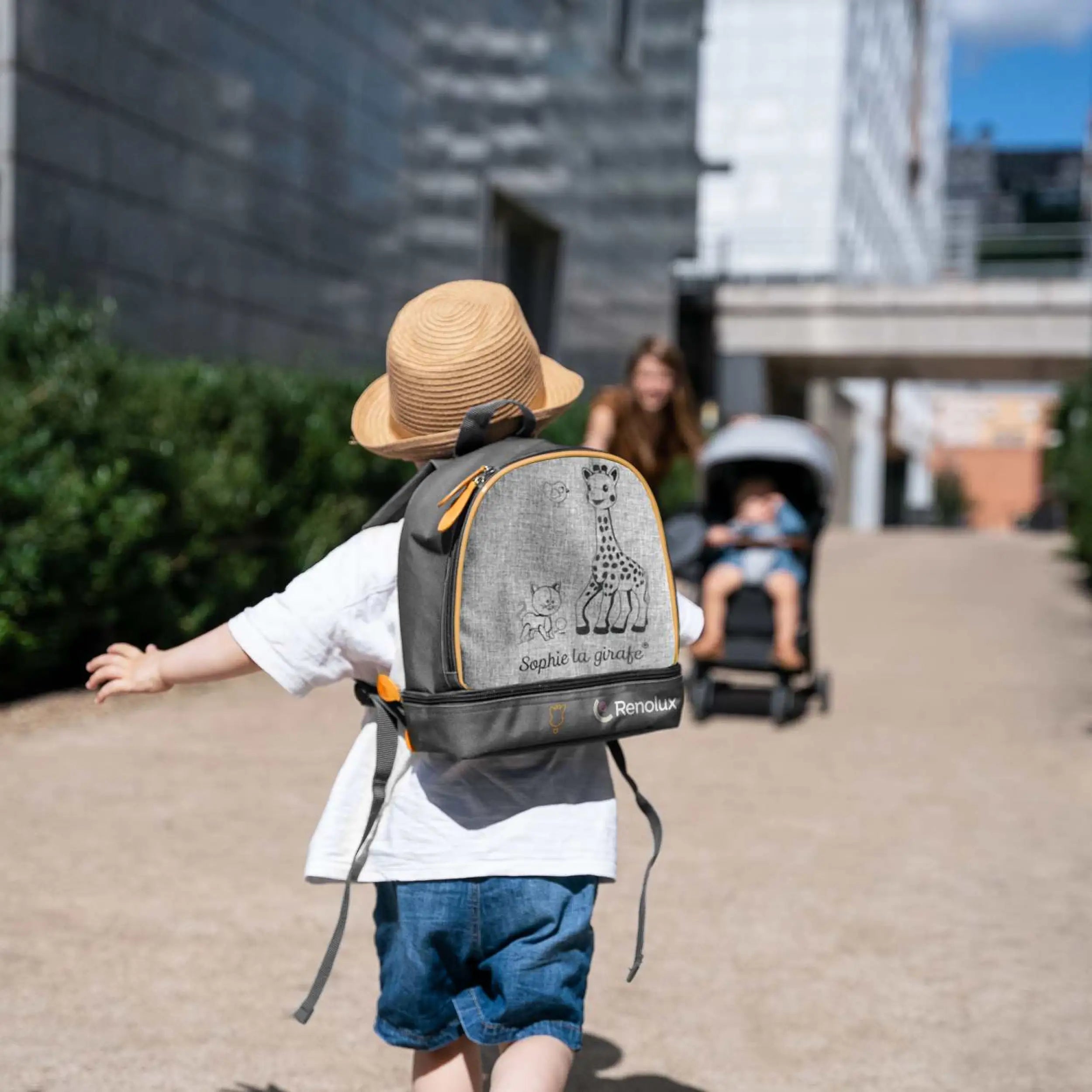Kinderrucksack mit Kühlfach – Sophie la Girafe Sunrise