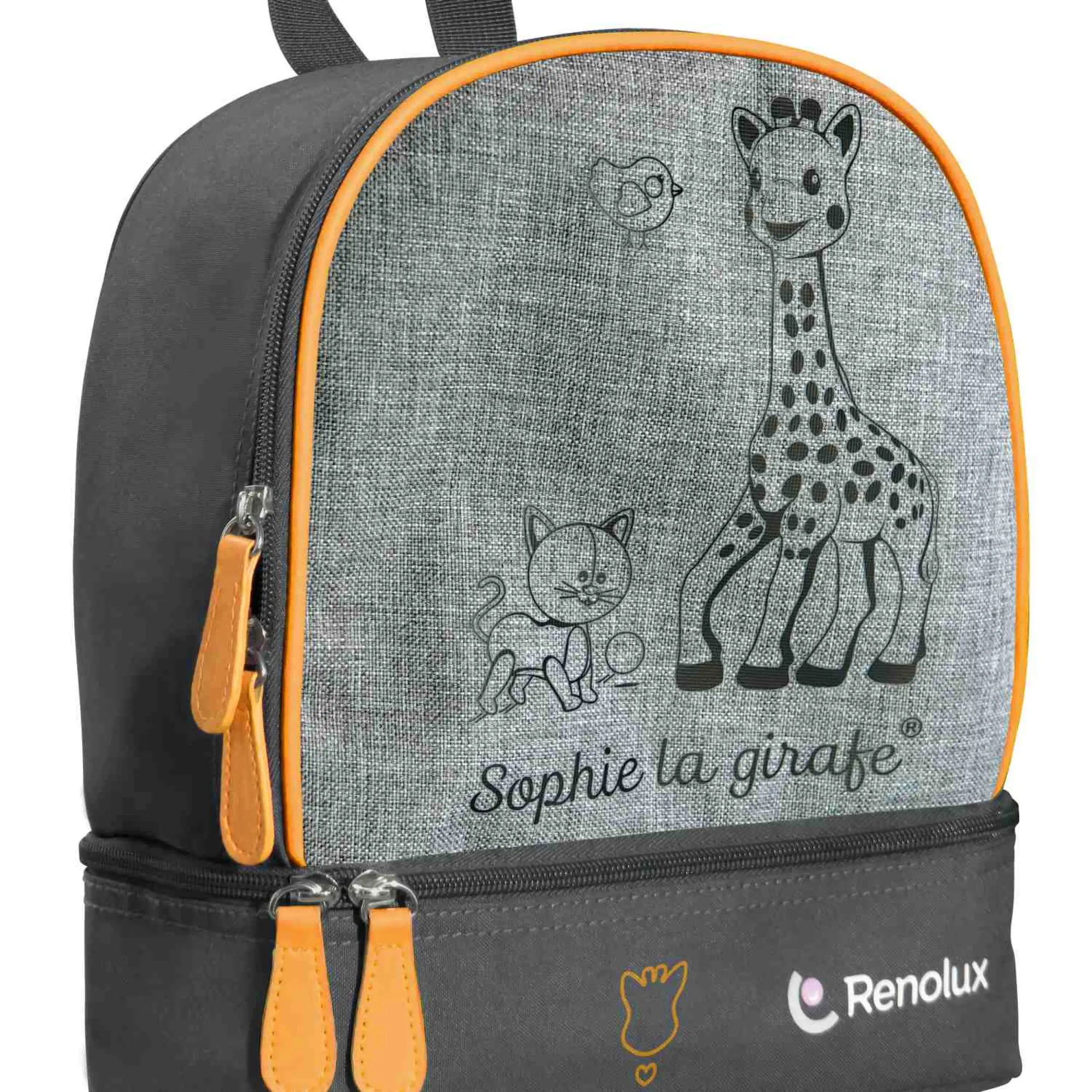 Kinderrucksack mit Kühlfach – Sophie la Girafe Sunrise
