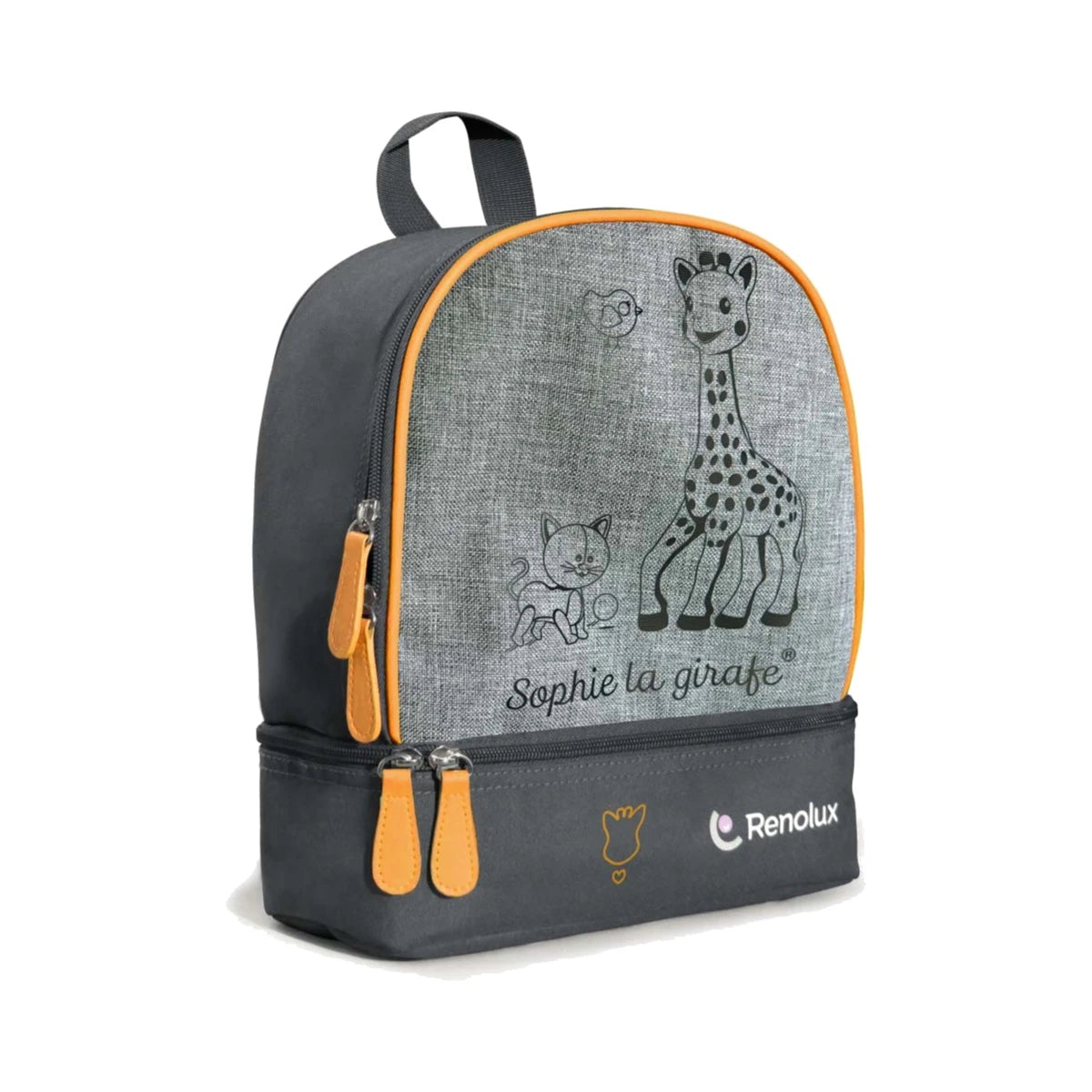 Kinderrucksack mit Kühlfach RENOLUX Snackbag Sophie la Girafe – Bild 2