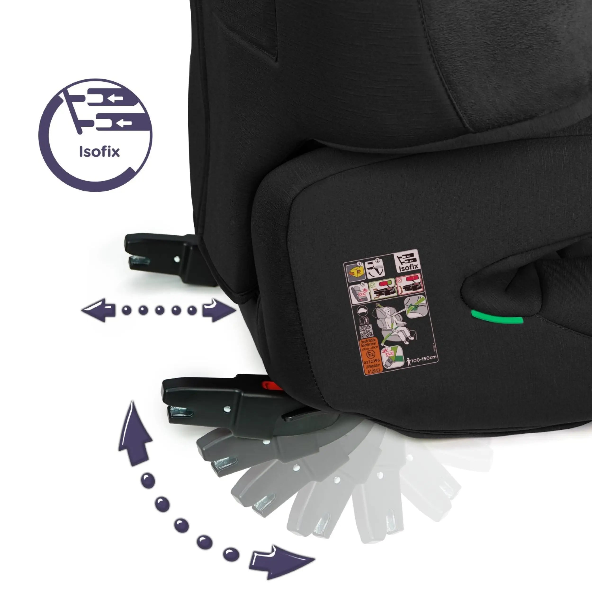 Kindersitz mit Isofix für 3–12 Jahre - RENOLUX RENOFIX² –