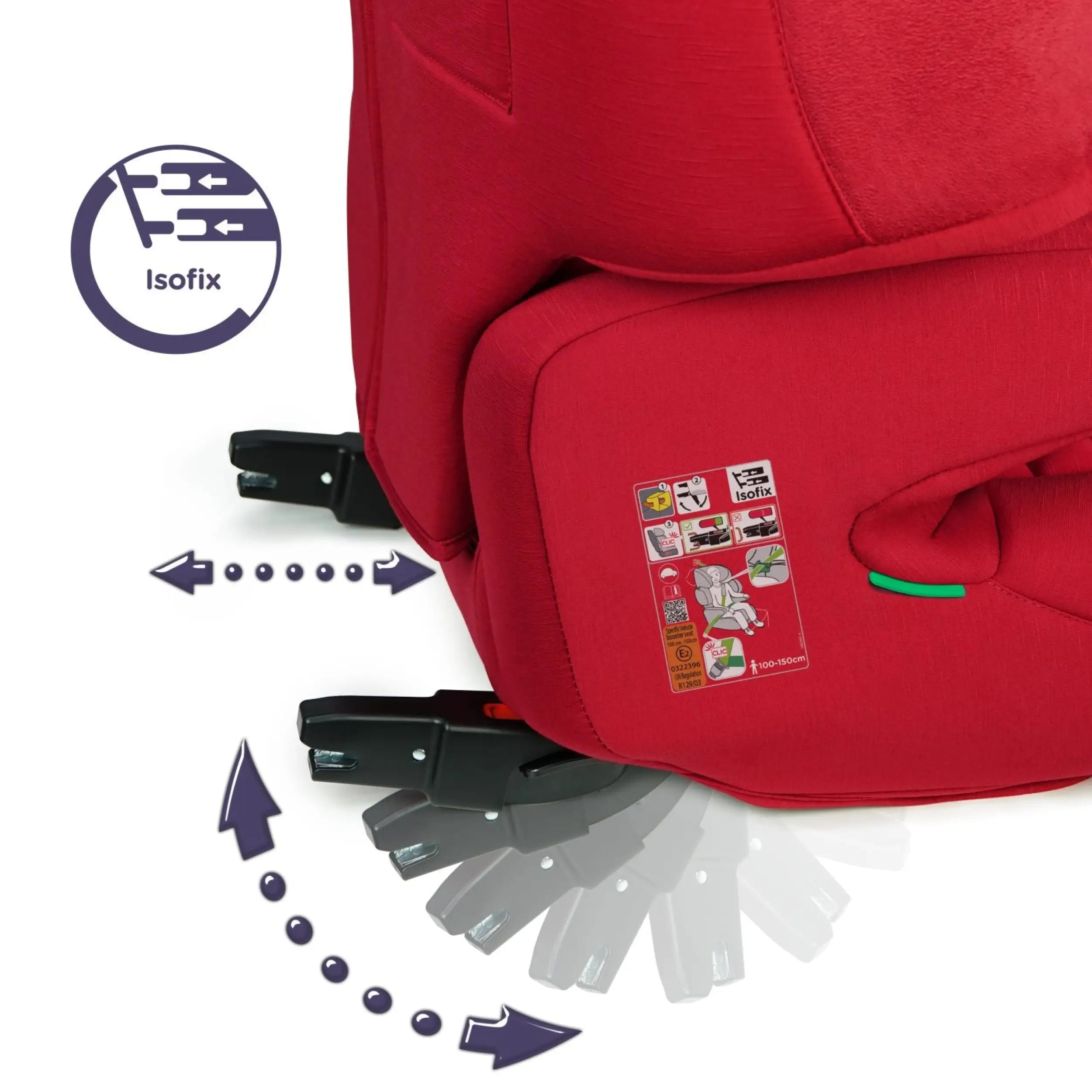 Kindersitz mit Isofix für 3–12 Jahre - RENOLUX RENOFIX² –
