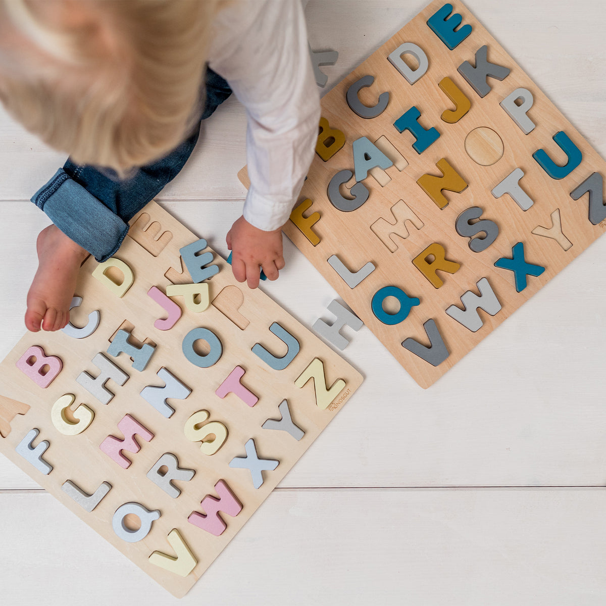 Buchstabenpuzzle Holz ABC Hanna von Kindsgut – Anwendungsbild 4