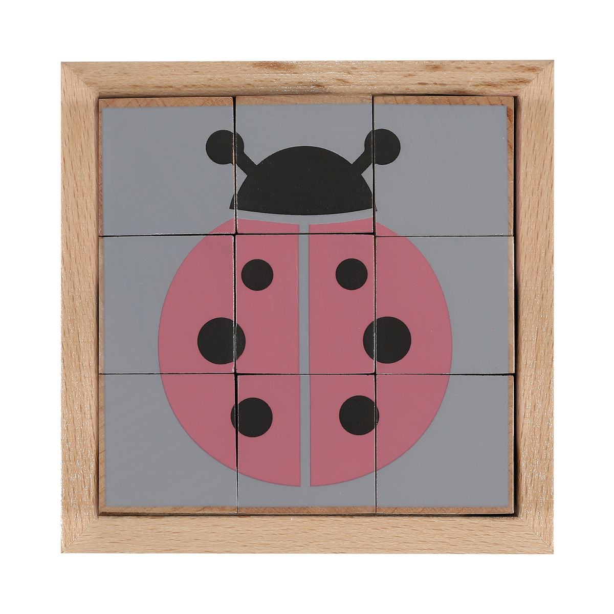 Würfelpuzzle Holz Tiere von Kindsgut – Produktfoto 1