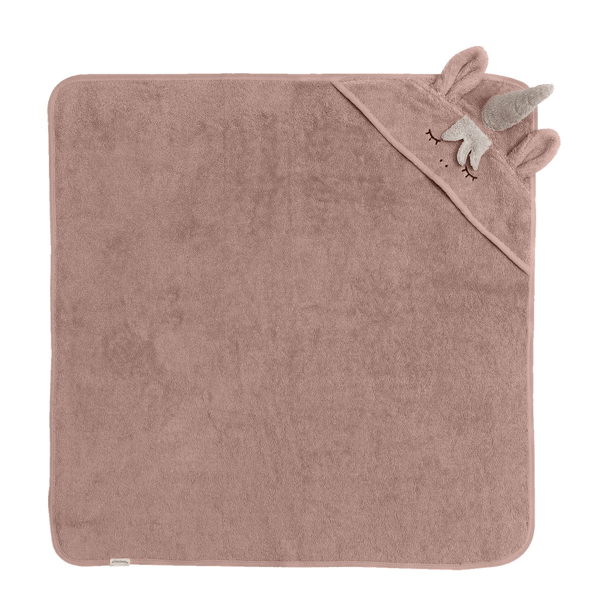Kapuzenhandtuch Tiermotiv Einhorn 75 x 75 cm von Kindsgut – Produktfoto 1