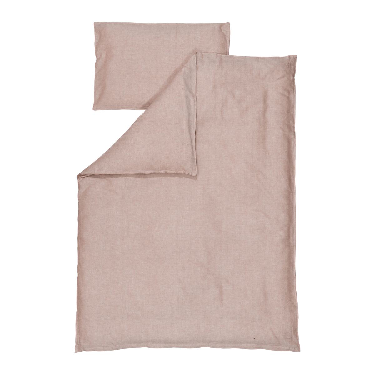Kinderbettwäsche 100 x 135 cm Baumwolle Altrosa von Kindsgut – Produktfoto 1