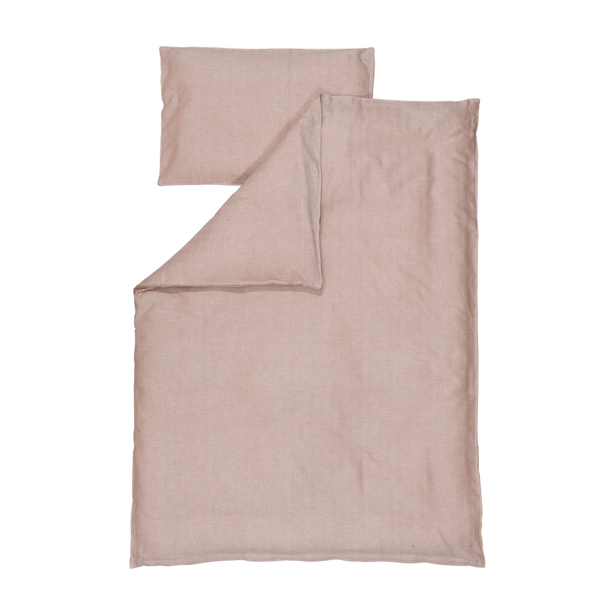 Kinderbettwäsche 100 x 135 cm Baumwolle Altrosa von Kindsgut – Produktfoto 1