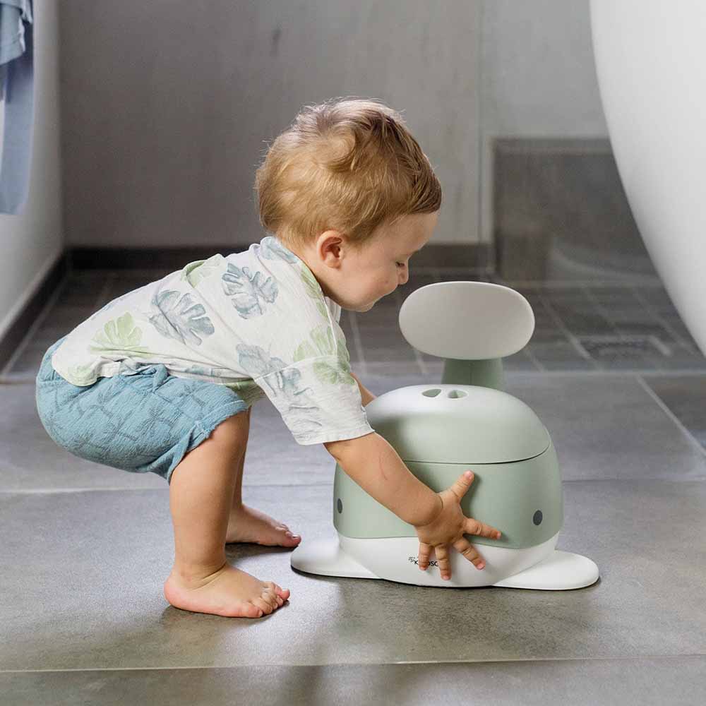 Kindertöpfchen Wal Pistazie von Kindsgut – Anwendungsbild 2