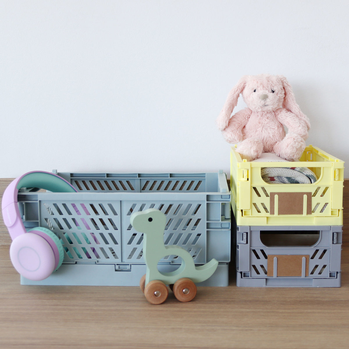 Faltboxen 3er-Set für Kinderzimmer Ella von Kindsgut – Anwendungsbild 2
