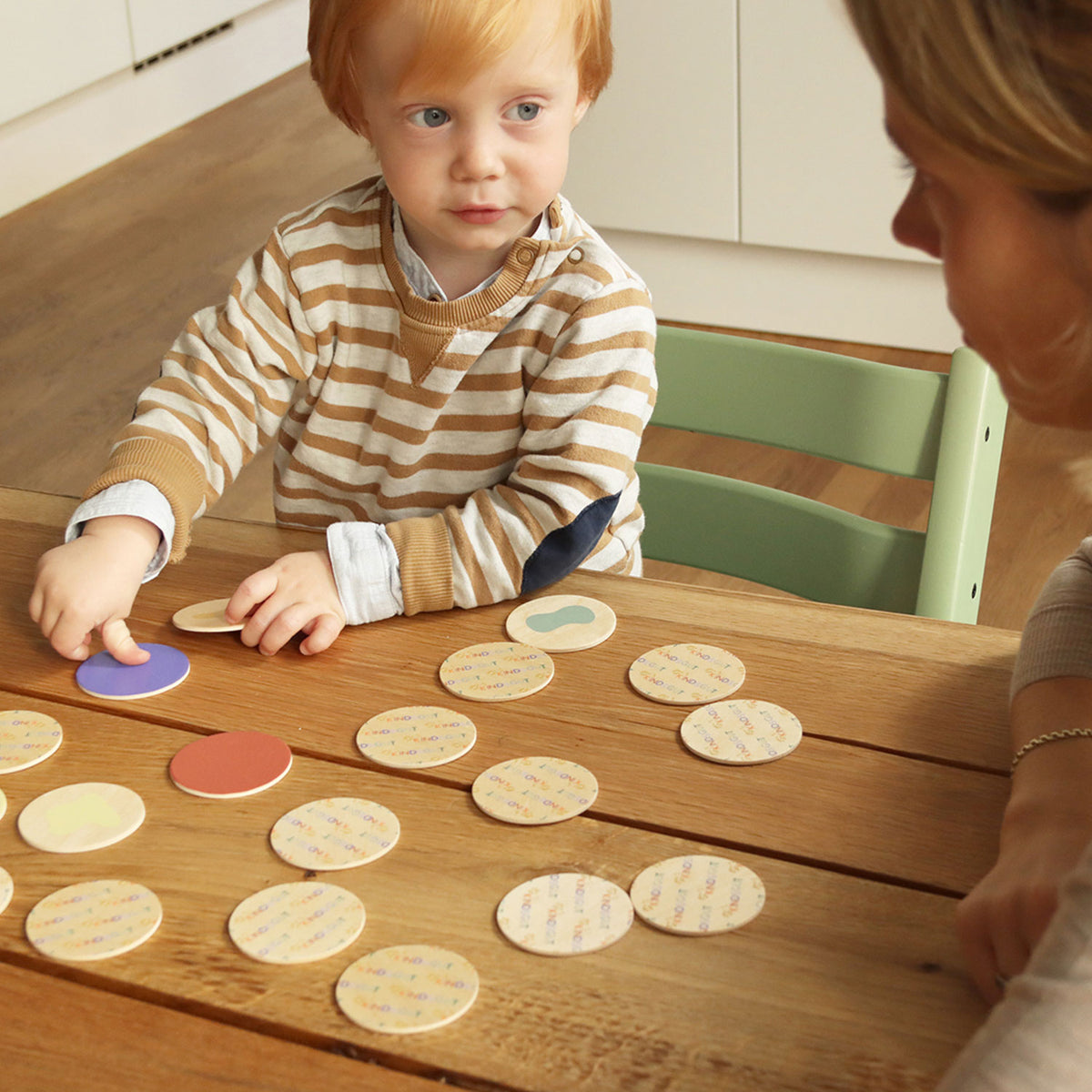 Memo-Spiel Holz zum Mitwachsen von Kindsgut – Anwendungsbild 4