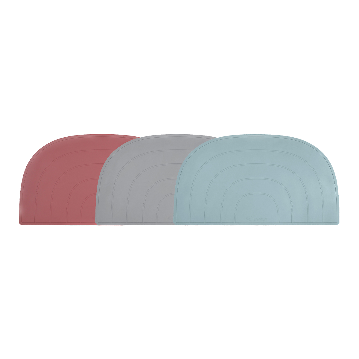 Silikon-Platzset Regenbogen Altrosa von Kindsgut – Produktfoto 6