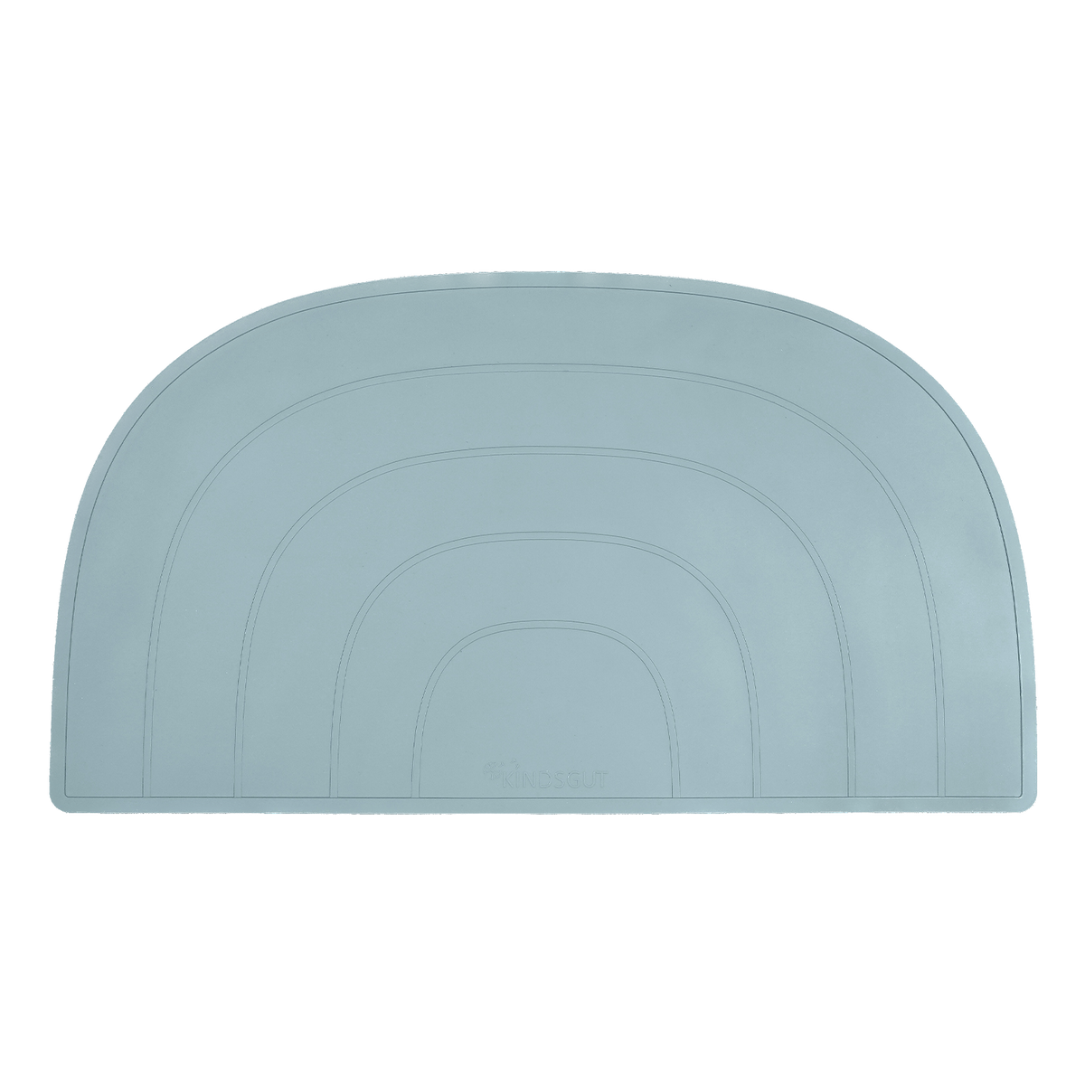 Silikon-Platzset Regenbogen Aquamarin von Kindsgut – Produktfoto 1