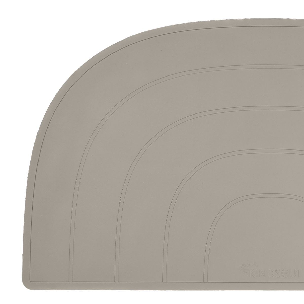 Silikon-Platzset Regenbogen Taupe von Kindsgut – Produktfoto 6