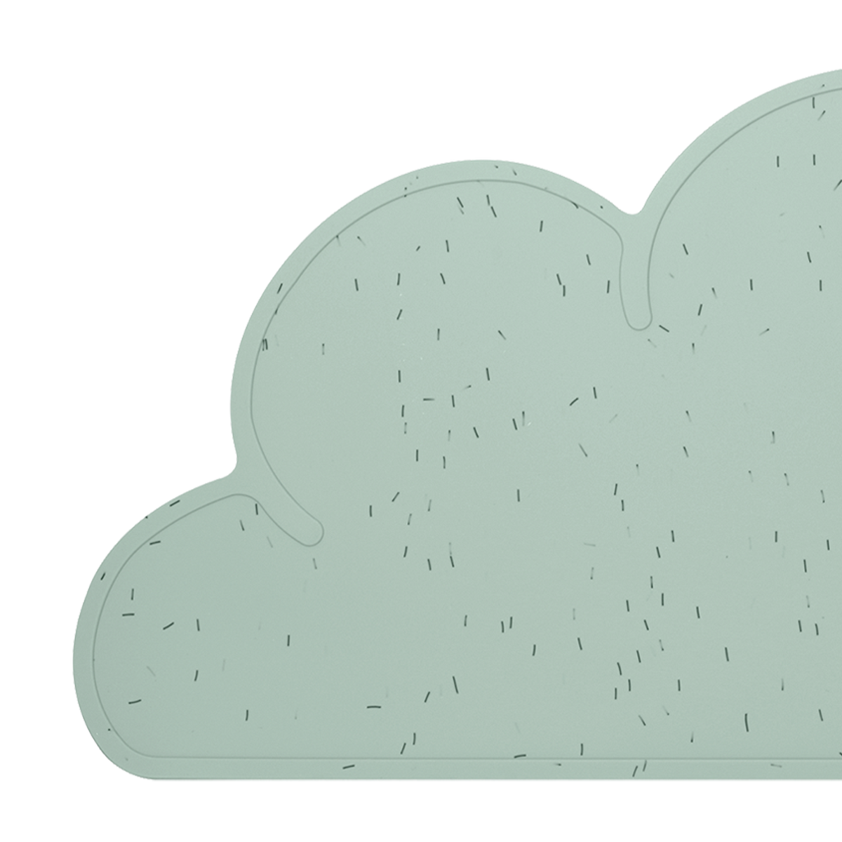 Silikon-Platzset Wolke gemustert Aquamarin Streusel von Kindsgut – Produktfoto 6