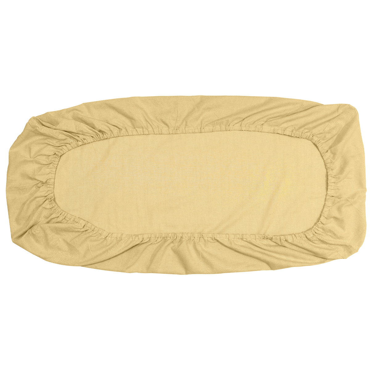 Spannbettlaken Kinderbett 2er-Set Baumwolle 70 x 140 cm Senf von Kindsgut – Produktfoto 1