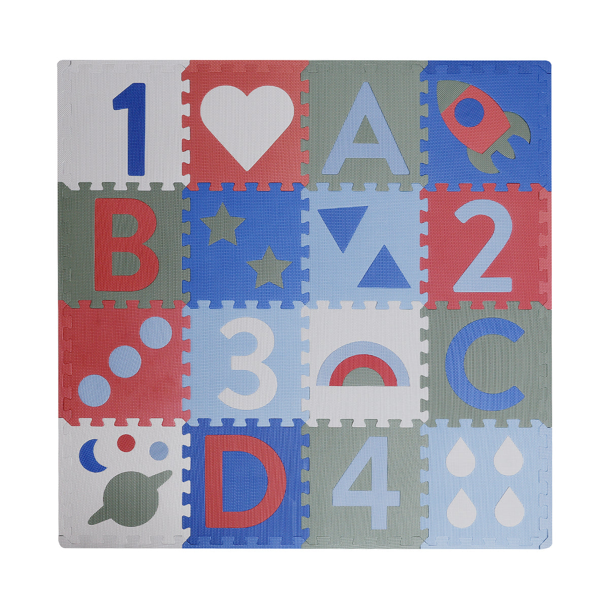 Puzzle-Spielmatte 120 x 120 cm von Kindsgut – Produktfoto 1