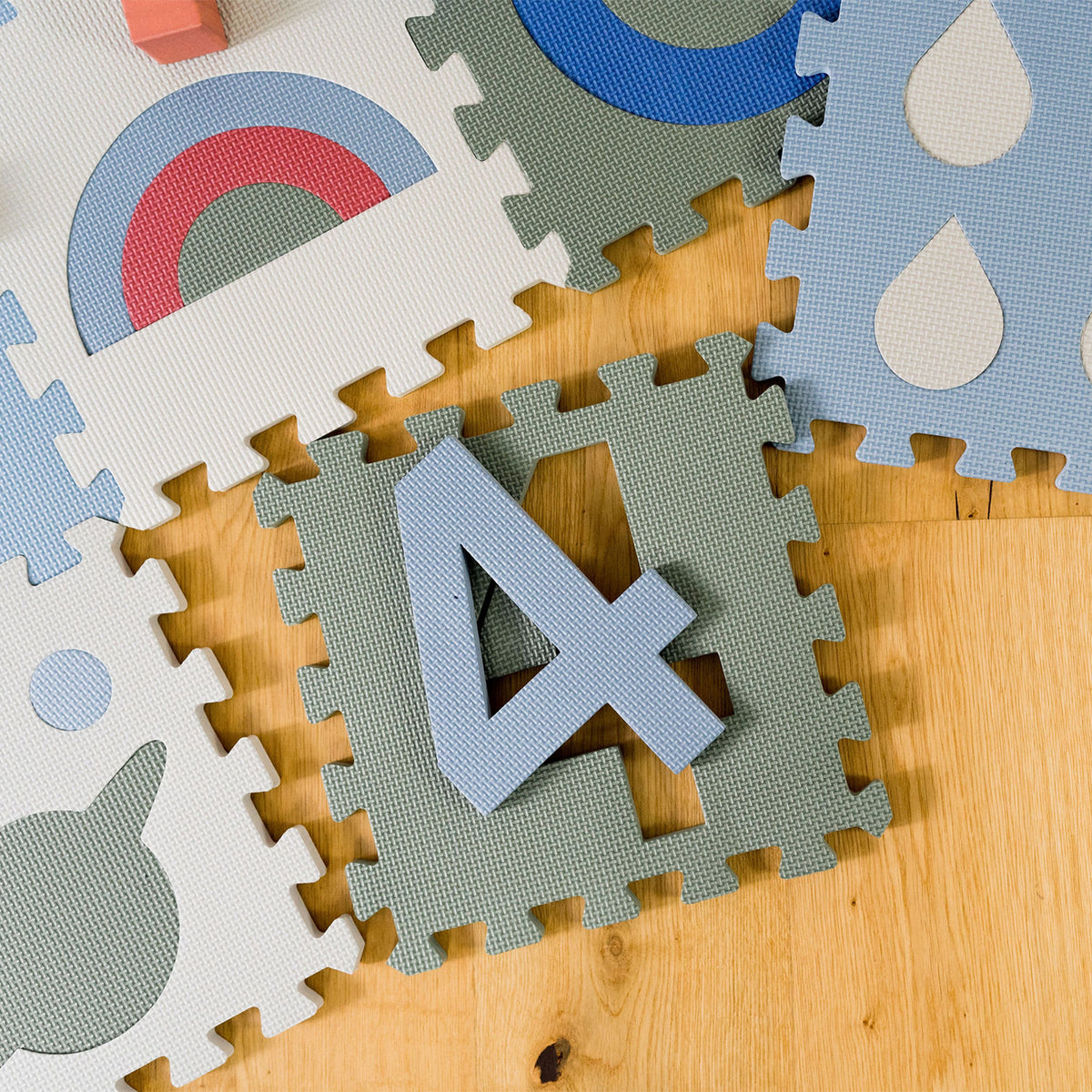 Puzzle-Spielmatte 120 x 120 cm von Kindsgut – Anwendungsbild 4