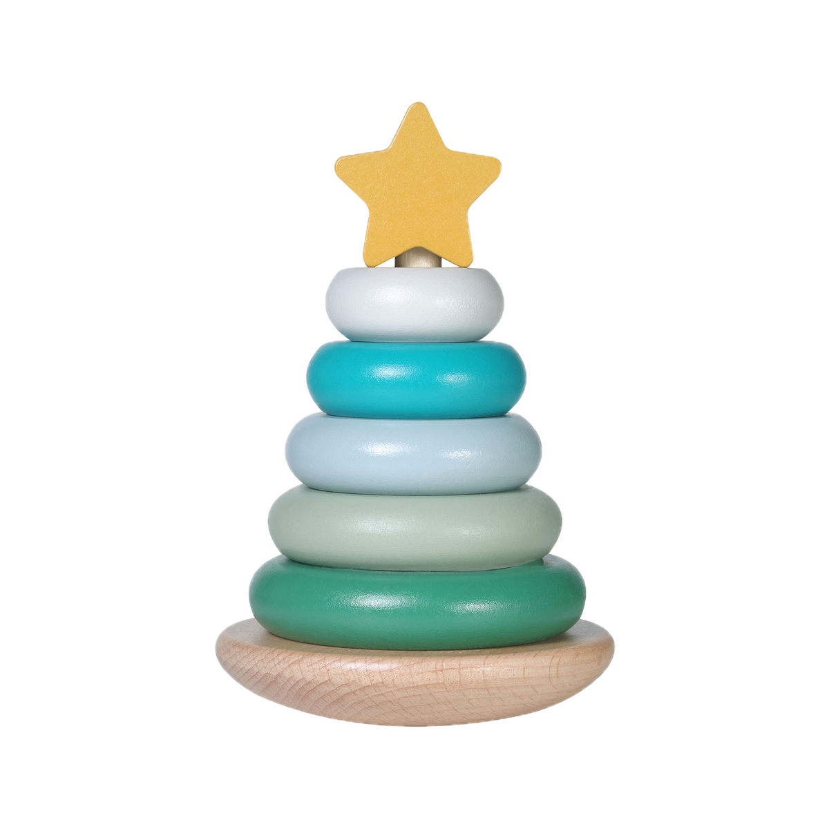 Stapelturm Weihnachten aus Holz Tannenbaum von Kindsgut – Produktfoto 1