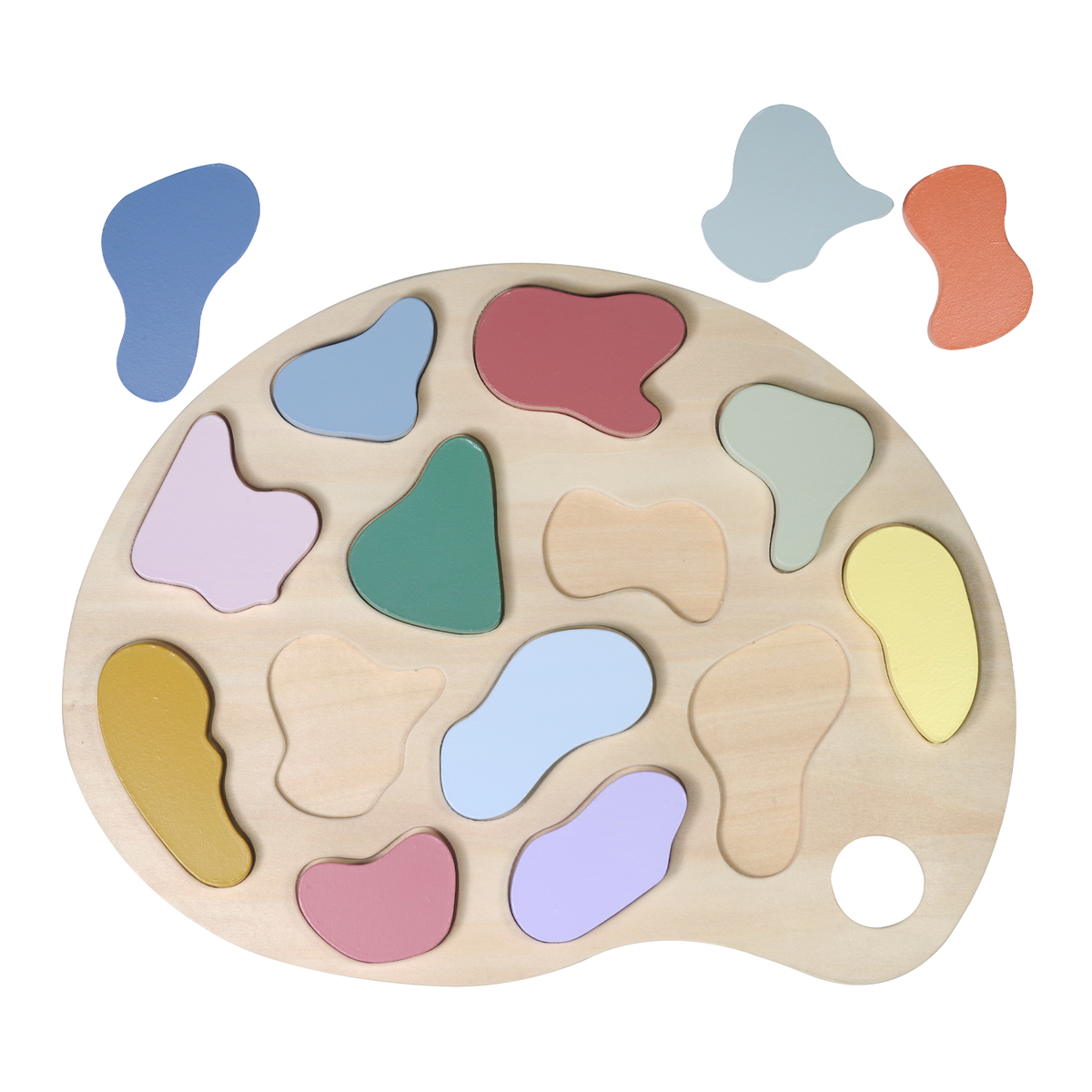 Steckpuzzle Farben aus Holz von Kindsgut – Produktfoto 5