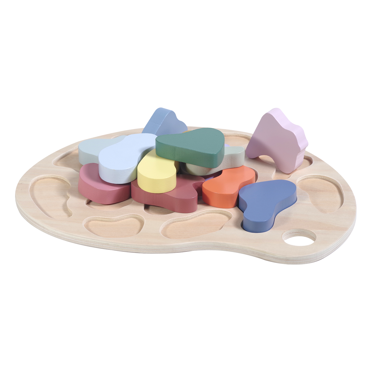 Steckpuzzle Farben aus Holz von Kindsgut – Produktfoto 6