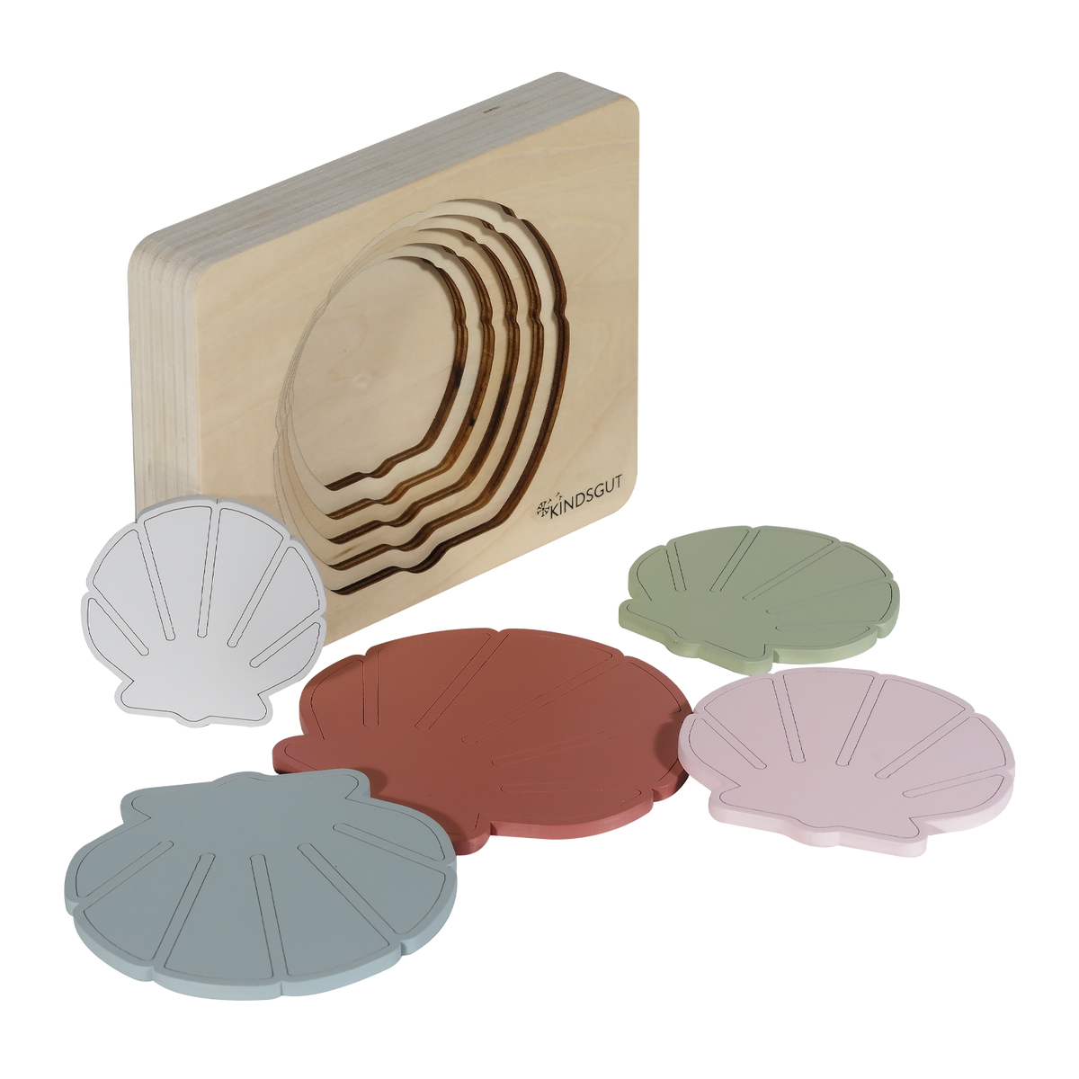 Tier-Puzzle Holz Muschel von Kindsgut – Produktfoto 6