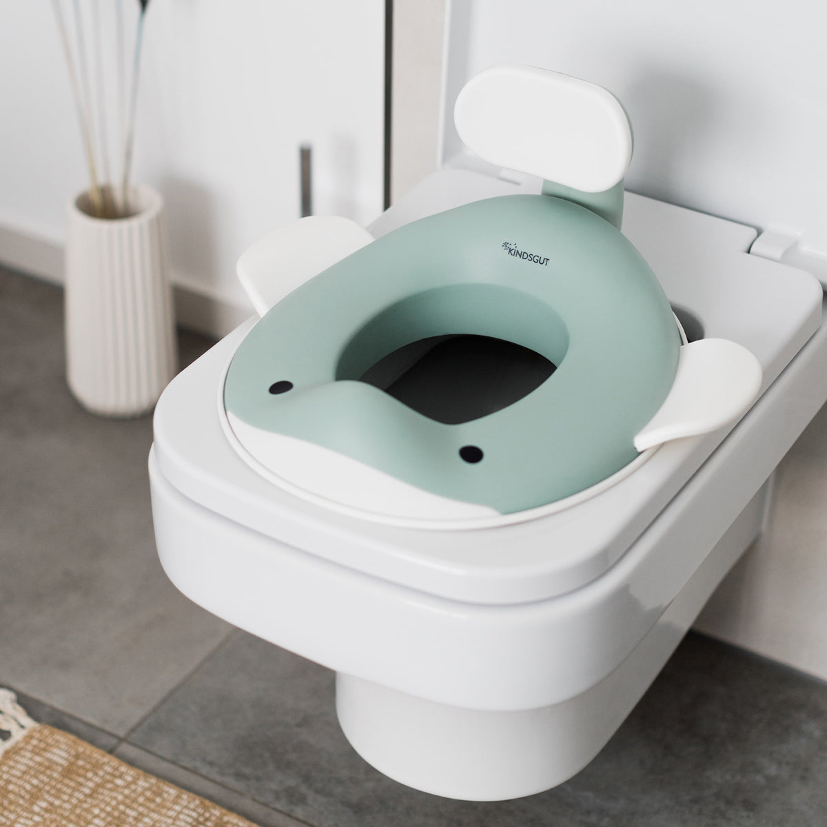 Toilettensitz für Kinder Wal Aquamarin von Kindsgut – Anwendungsbild 3