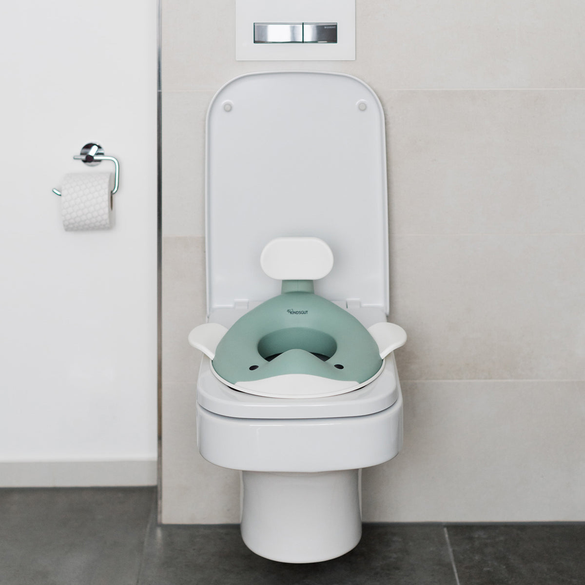 Toilettensitz für Kinder Wal Aquamarin von Kindsgut – Anwendungsbild 4