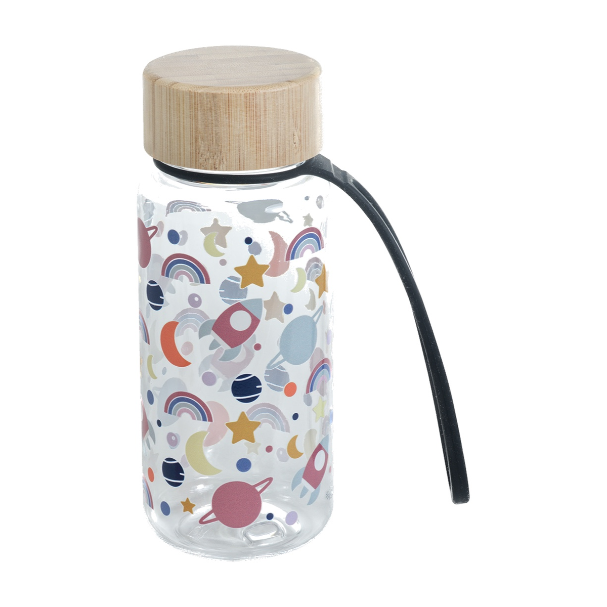 Kindertrinkflasche Tritan 400 ml Weltraum von Kindsgut – Produktfoto 1