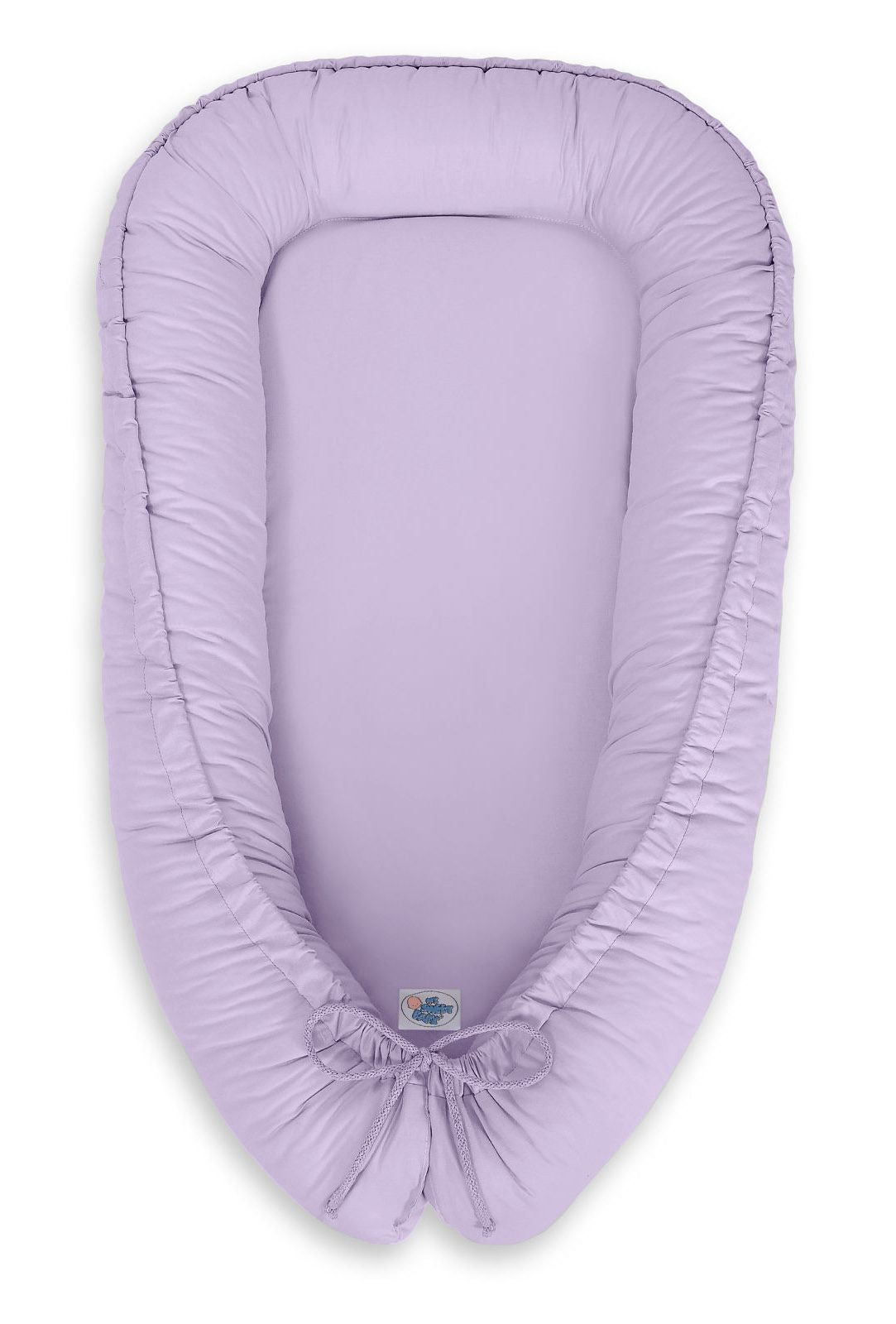Babynest Kokon Baumwolle uni – Lila