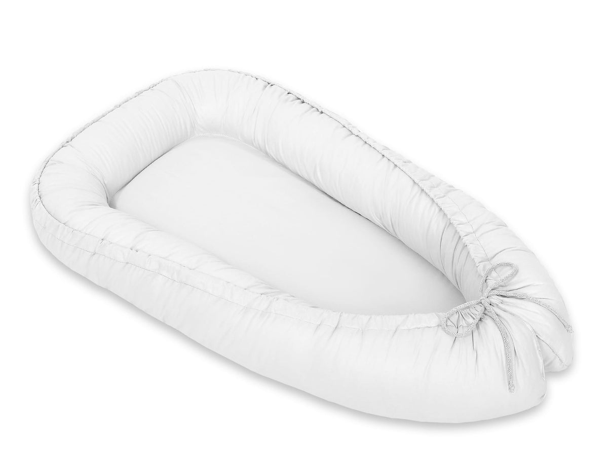 Babynest Kokon Baumwolle uni – Detailansicht