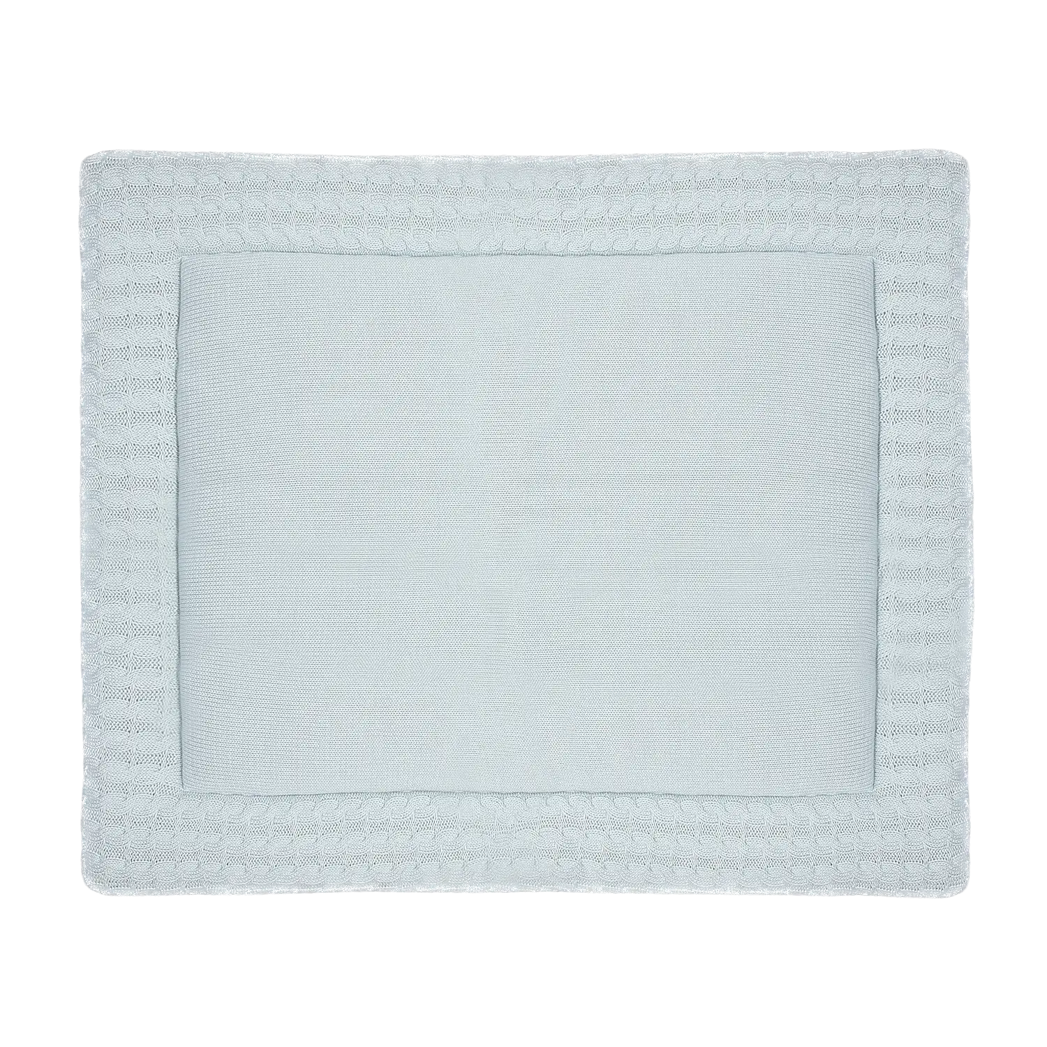 Krabbeldecke für Babys – weich & schadstofffrei - Hellblau