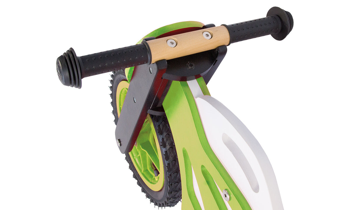 Laufrad Superbike grün Detail